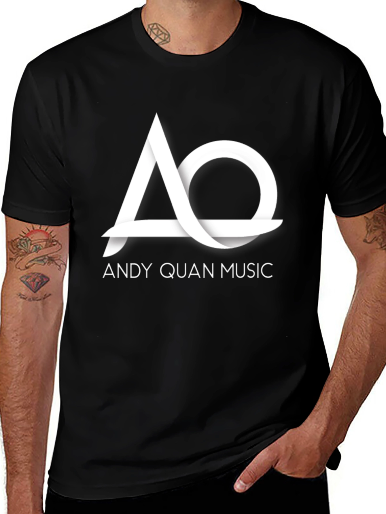 Andy Quan Music Black Graphic Tee