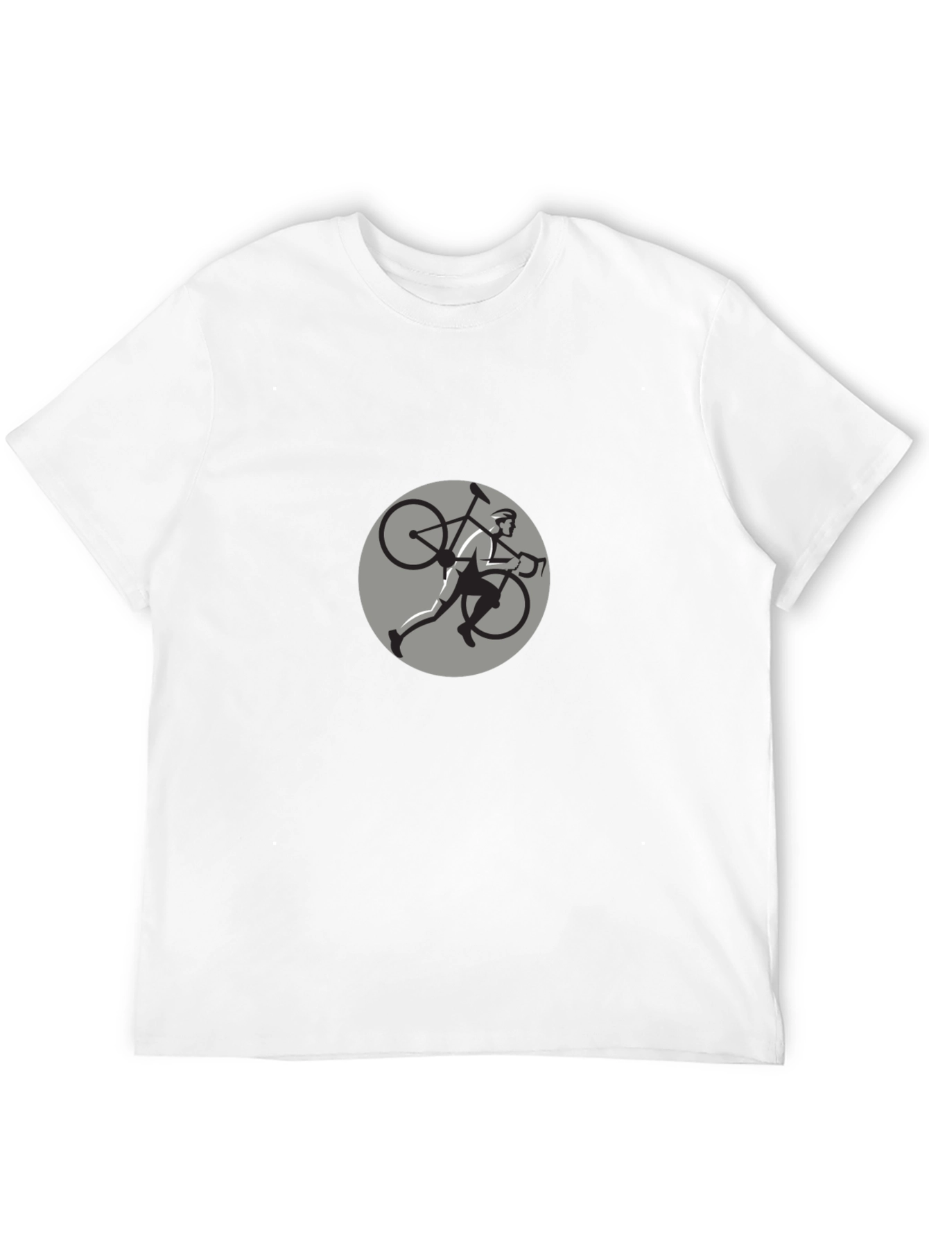 Cyclist Graphic Black T-Shirt