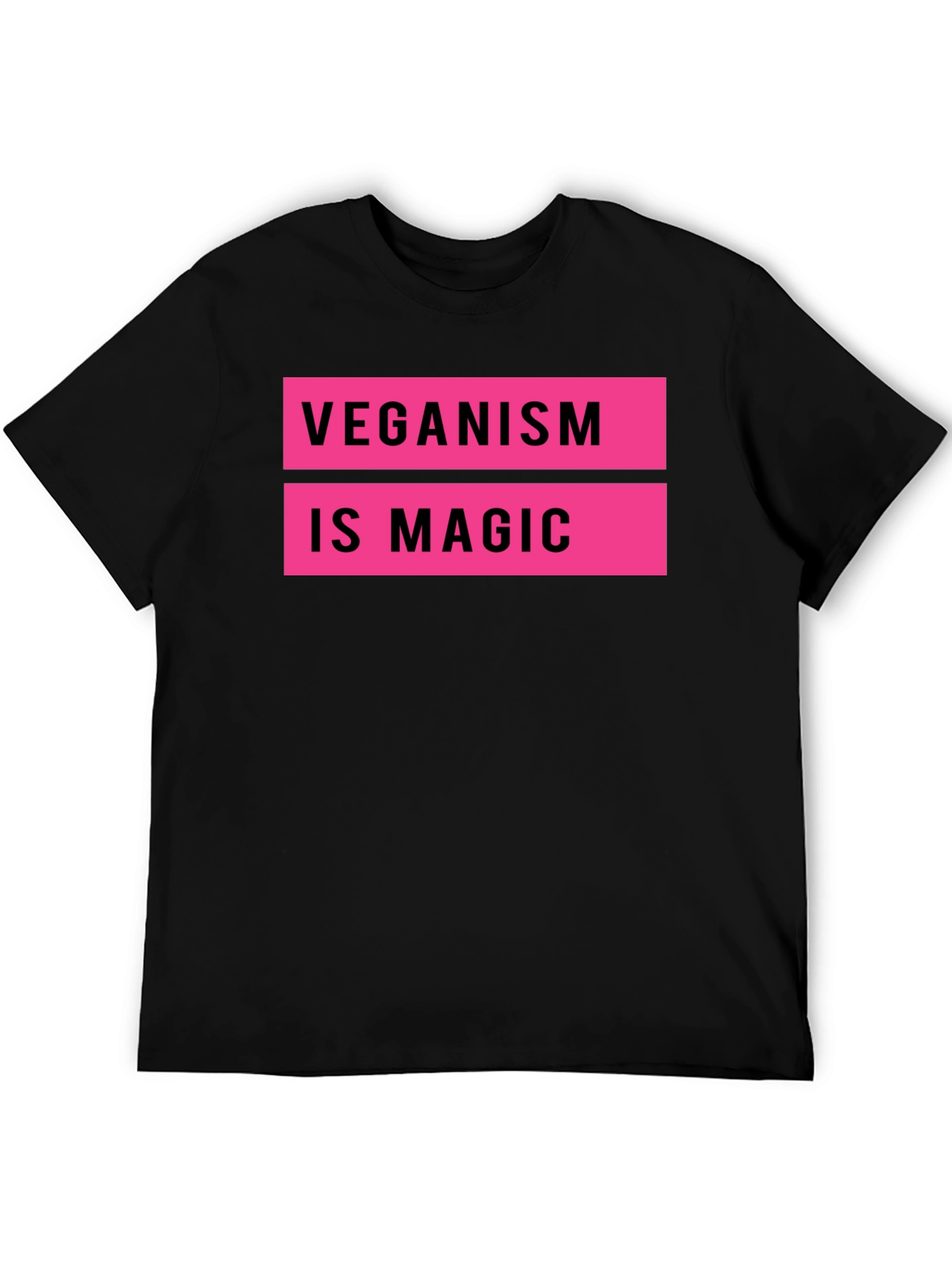Veganism is Magic Black T-Shirt