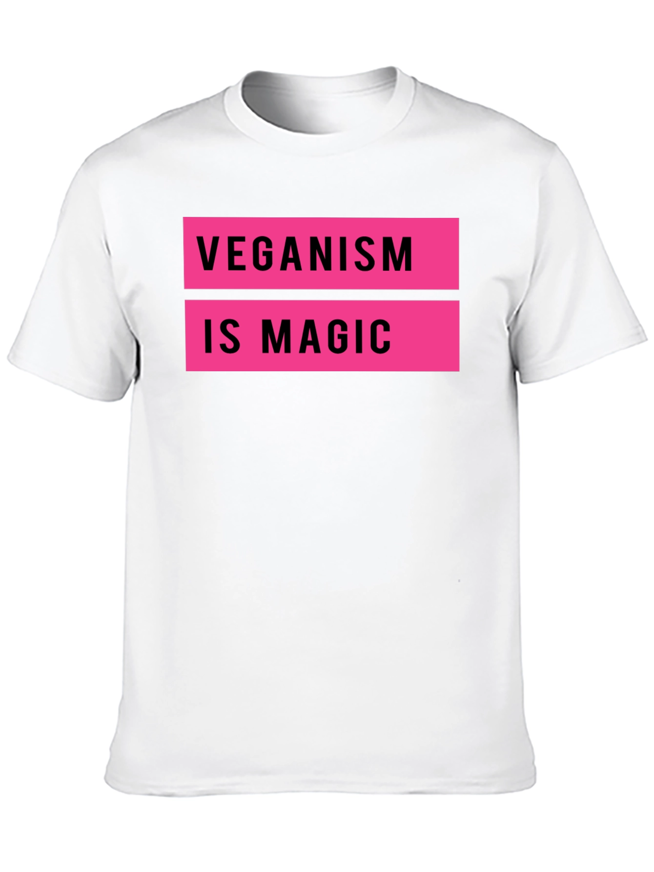 Veganism is Magic Black T-Shirt