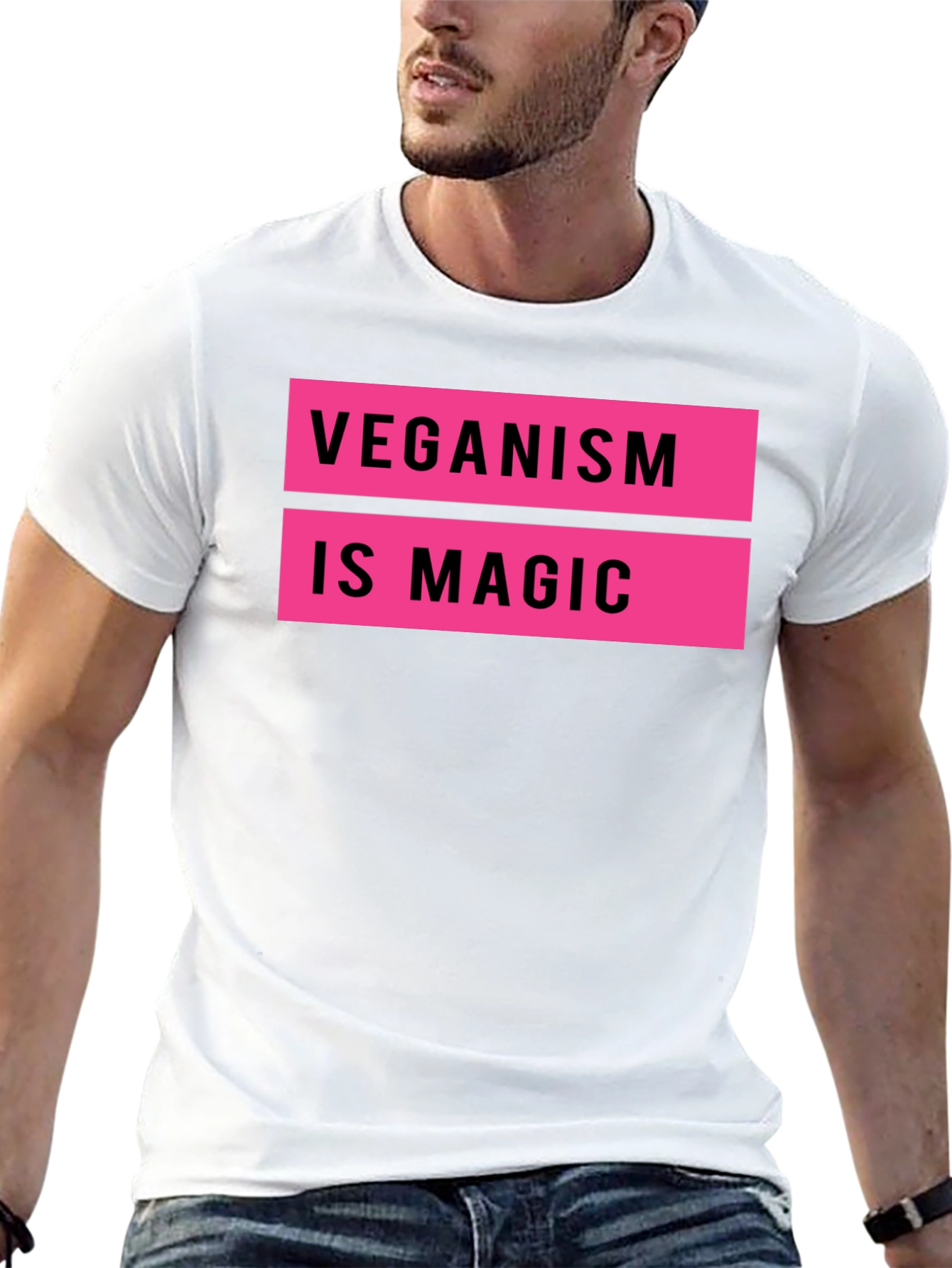Veganism is Magic Black T-Shirt