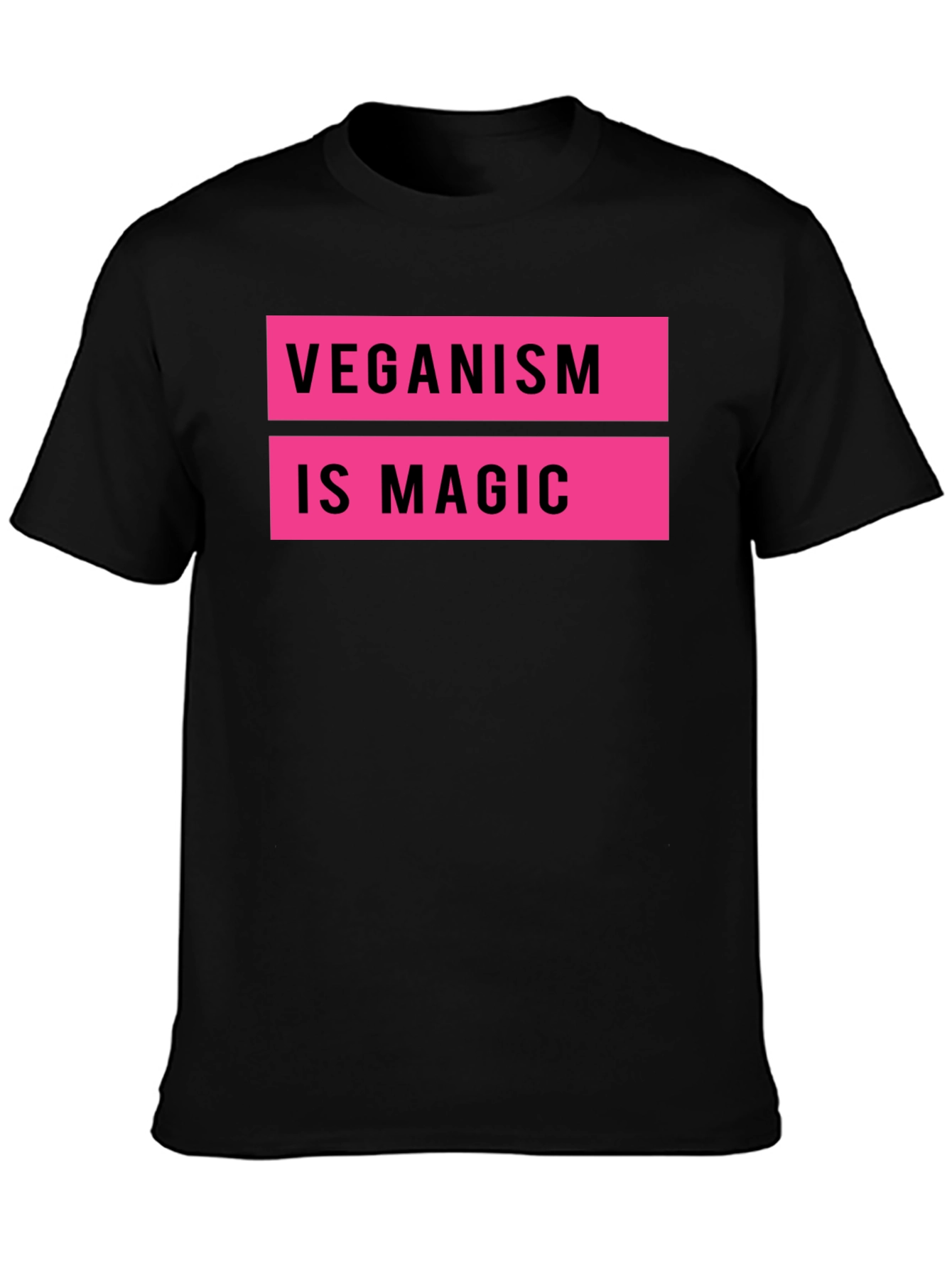 Veganism is Magic Black T-Shirt