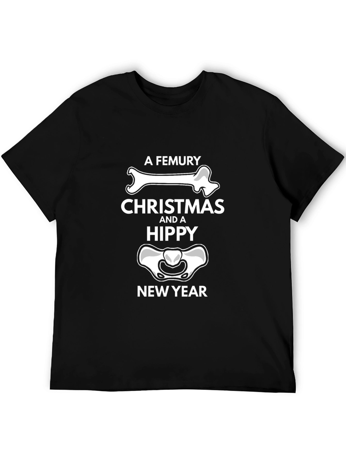A Femury Christmas & a Hippy New Year T-Shirt