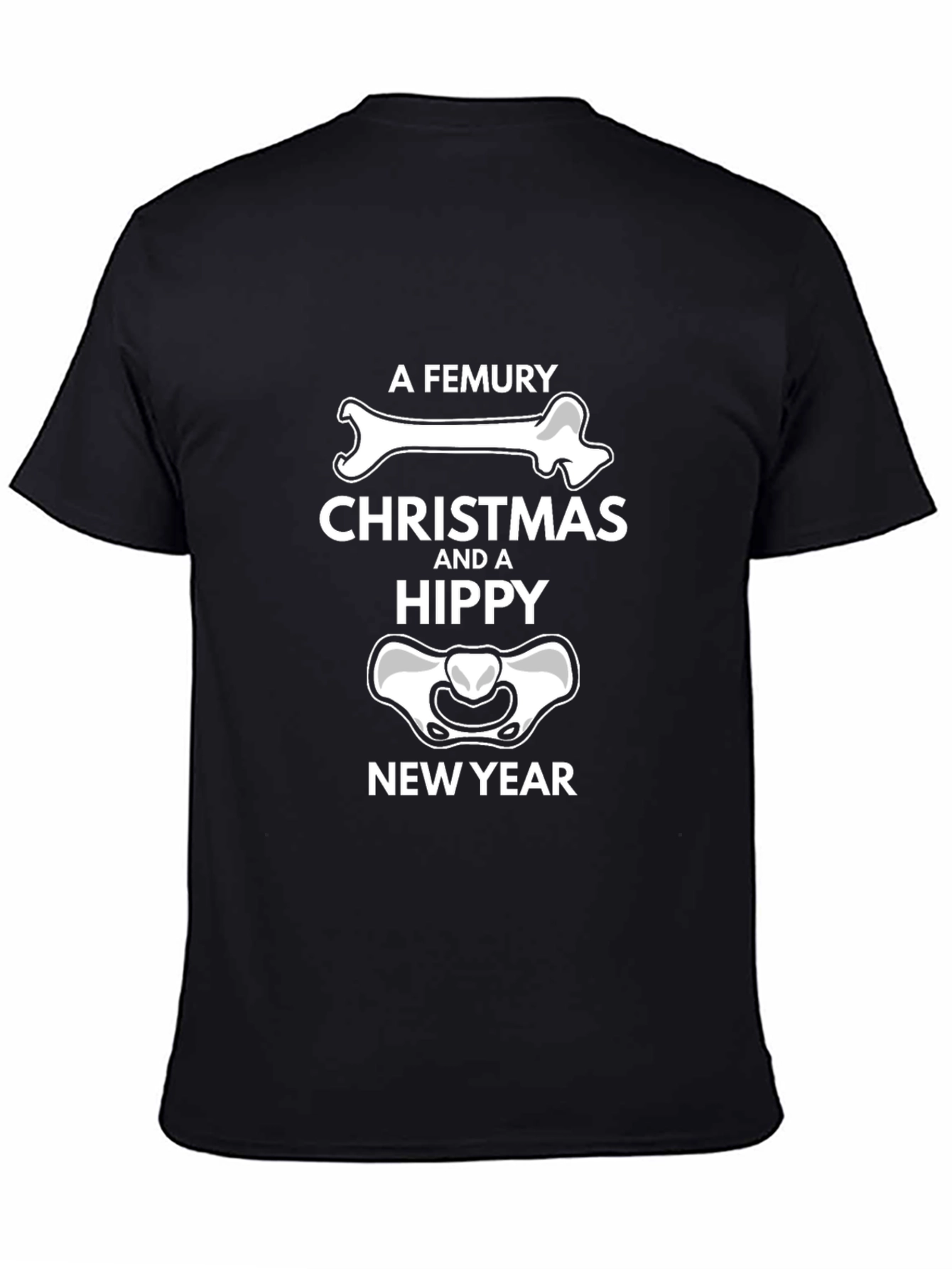 A Femury Christmas & a Hippy New Year T-Shirt