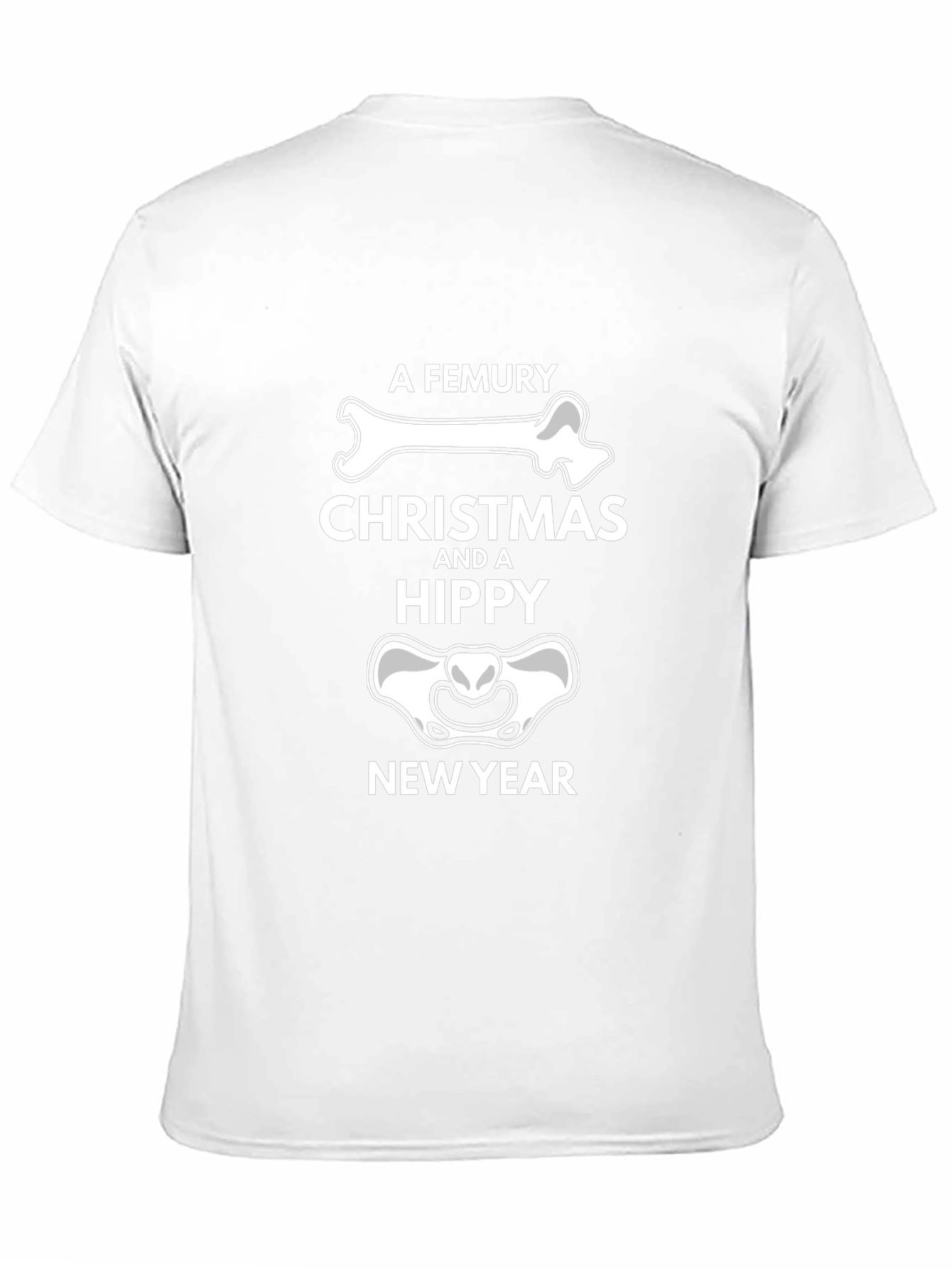 A Femury Christmas & a Hippy New Year T-Shirt