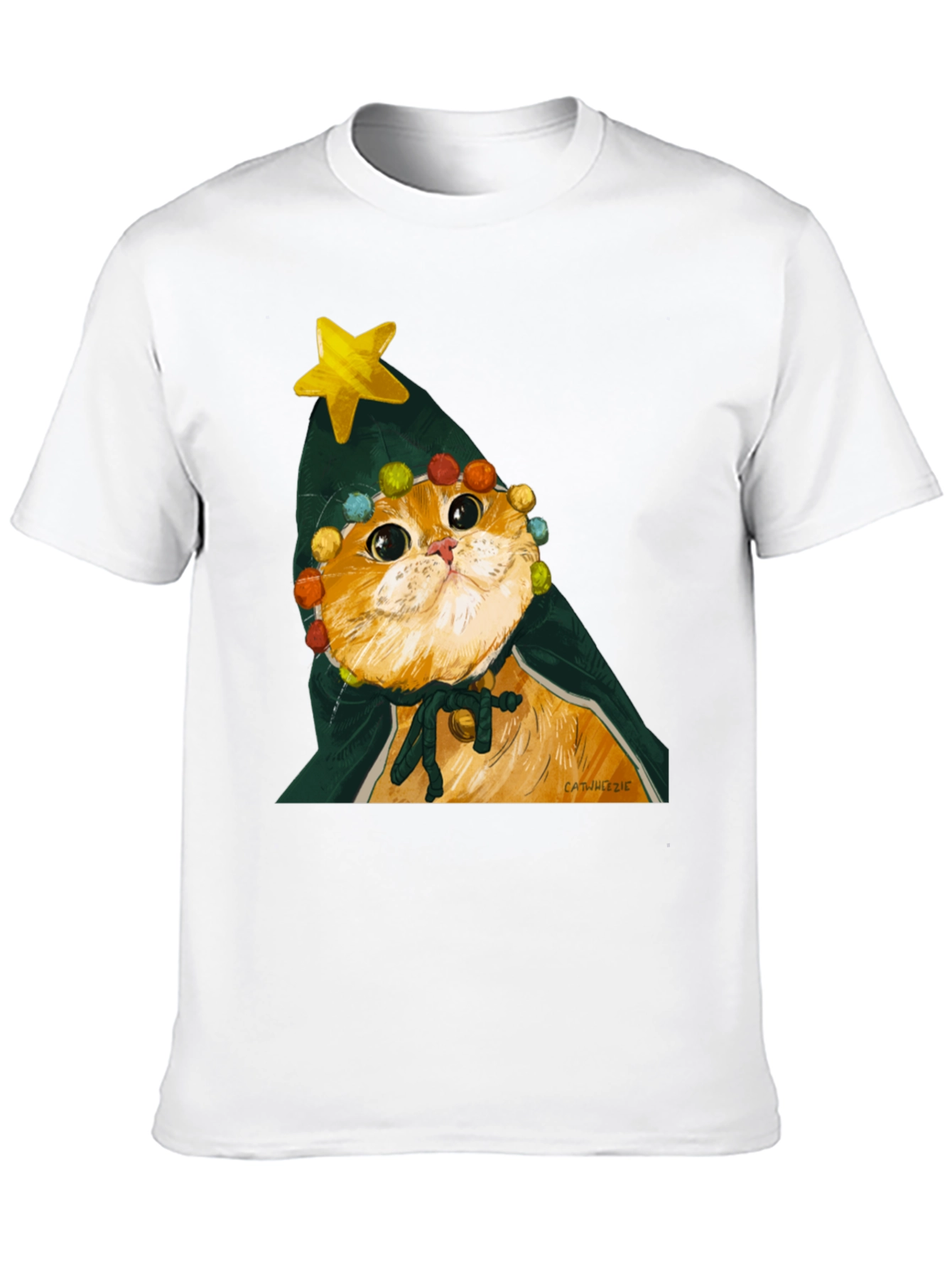 Cat Christmas Tree T-Shirt