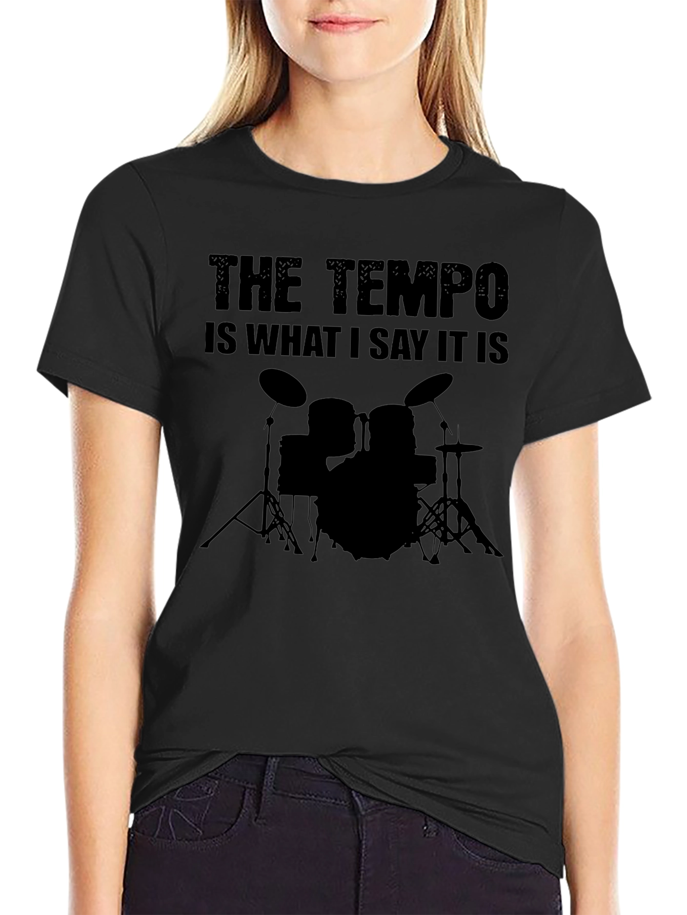 The Tempo T-Shirt: Musician Drummer Tee