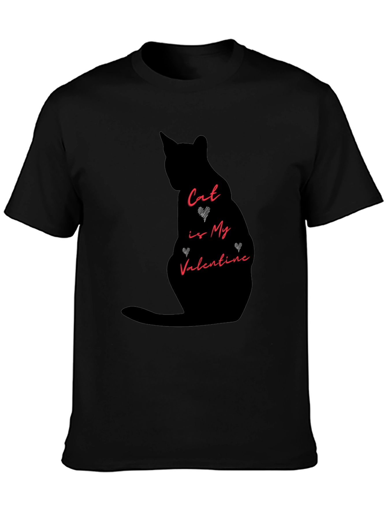 Cat is My Valentine Graphic Tee