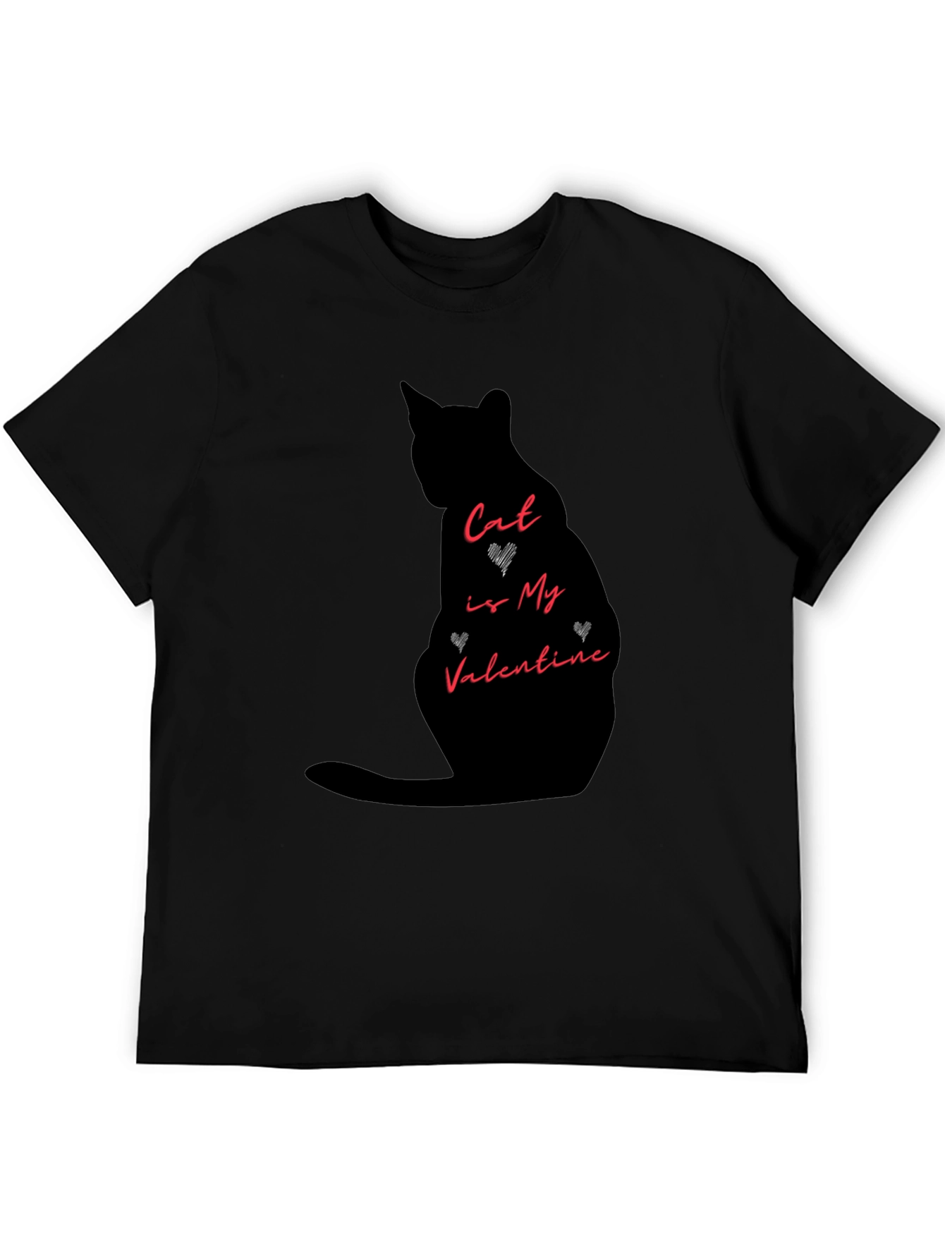 Cat is My Valentine Graphic Tee