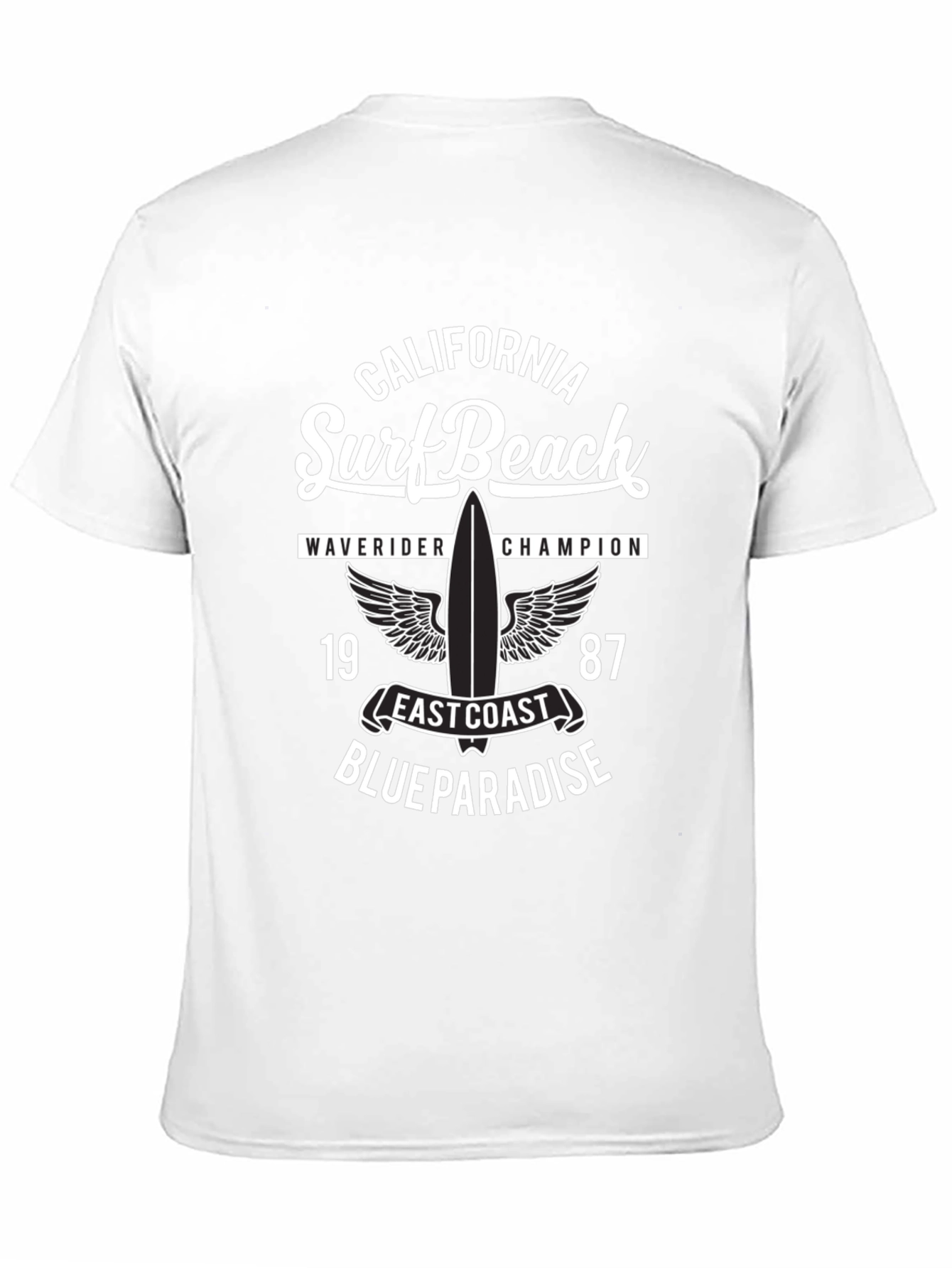 California Surf Beach Graphic T-Shirt