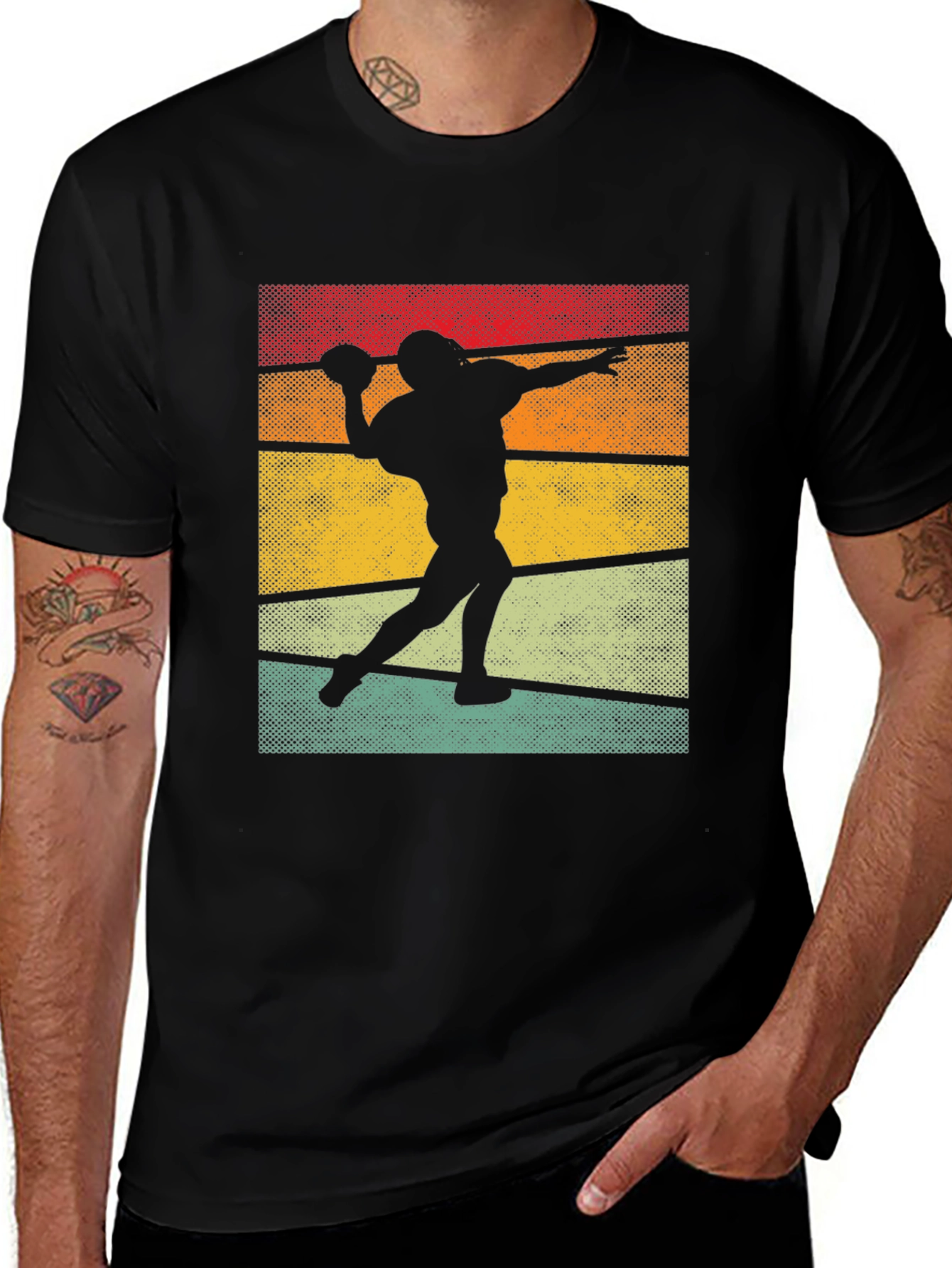 Retro Football Silhouette T-Shirt