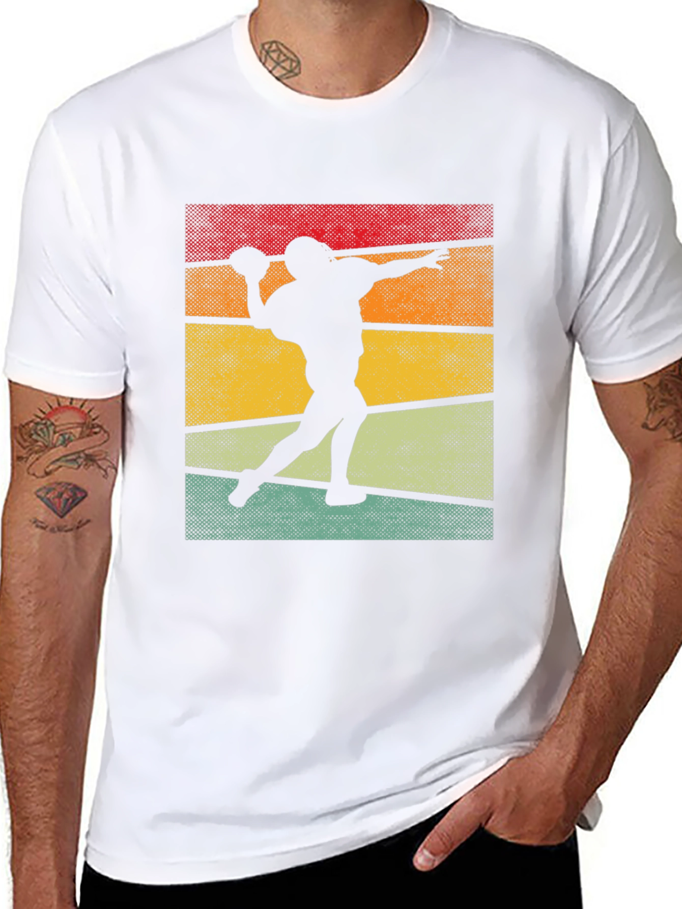 Retro Football Silhouette T-Shirt