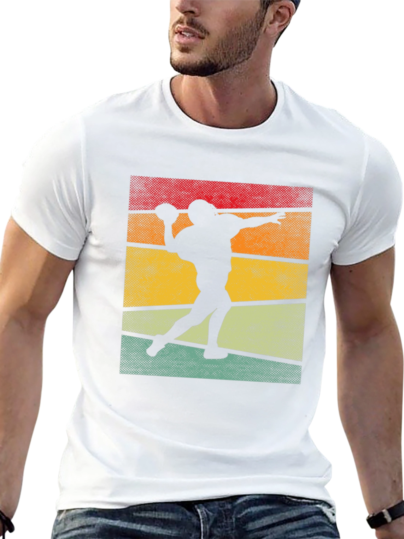 Retro Football Silhouette T-Shirt