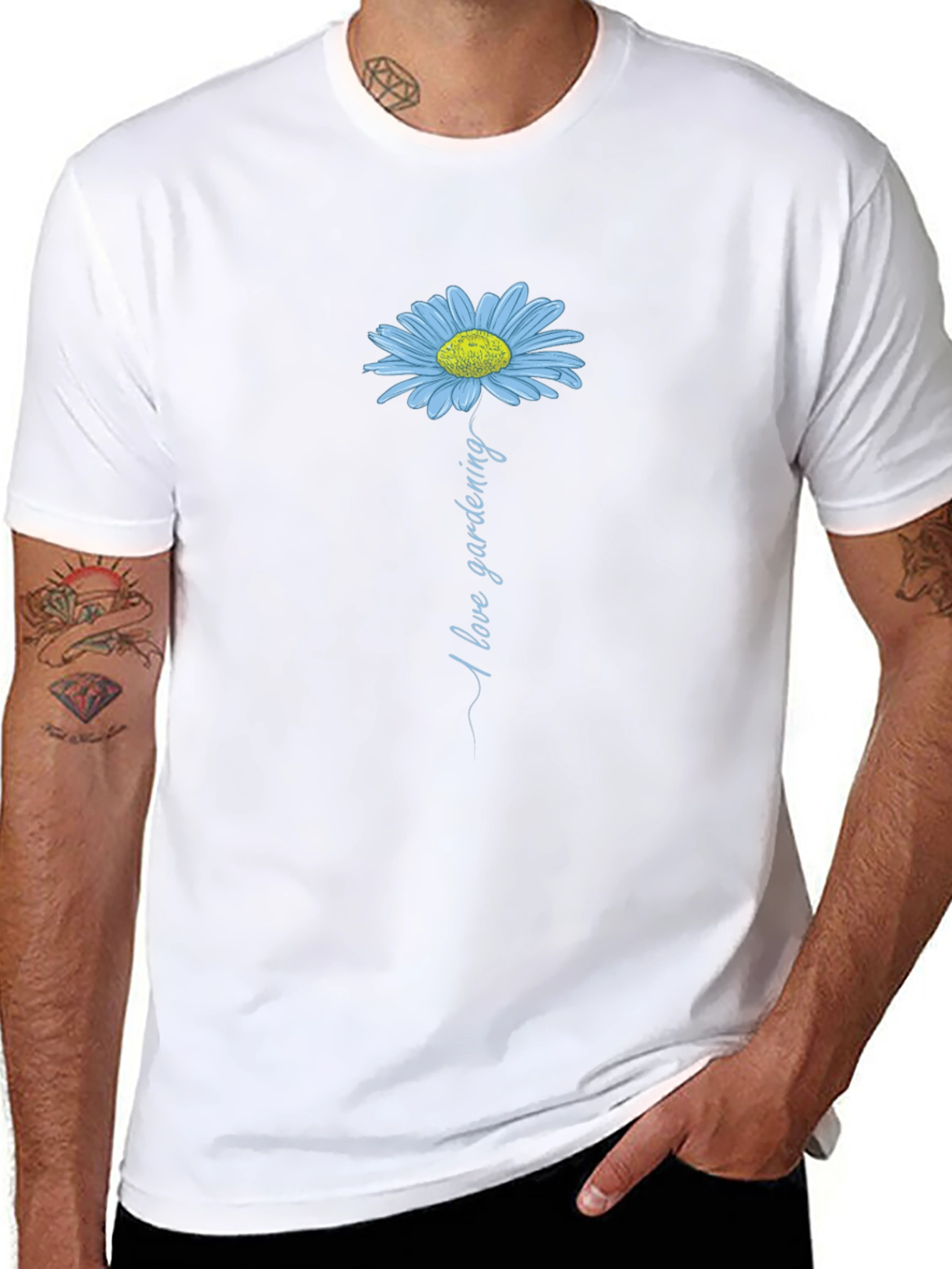 I Love Gardening Graphic Tee - Black Unisex Shirt