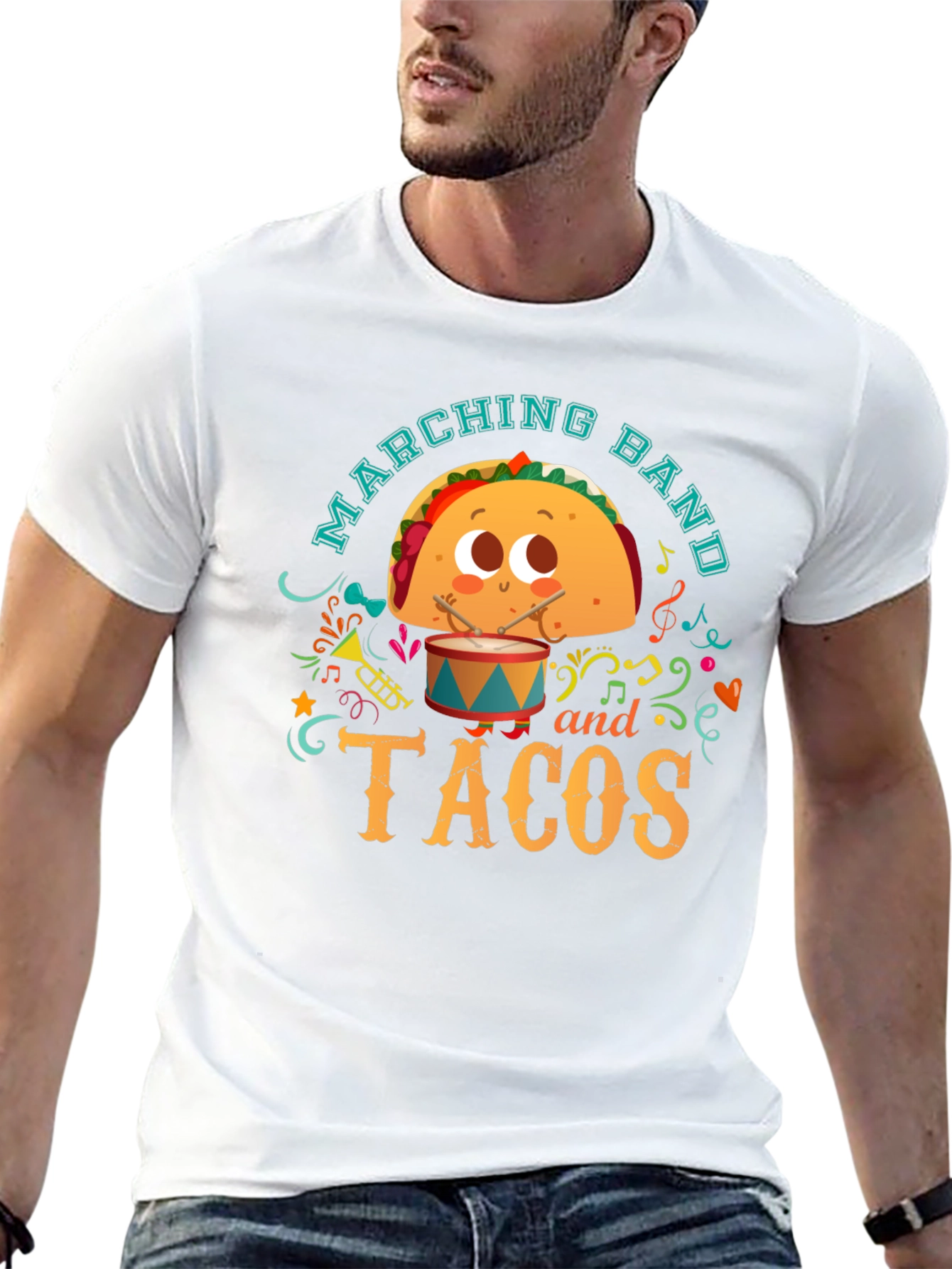 Marching Band and Tacos Graphic Tee