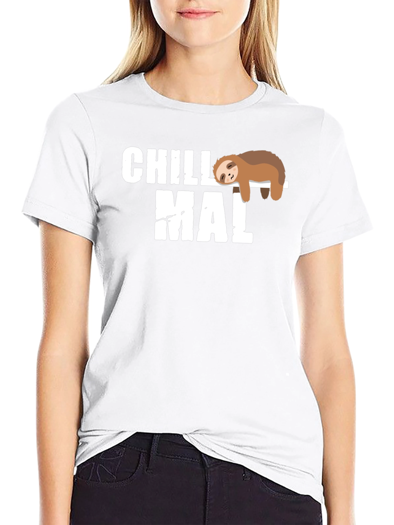 Chill Mal Sloth T-Shirt - Relaxed Fit