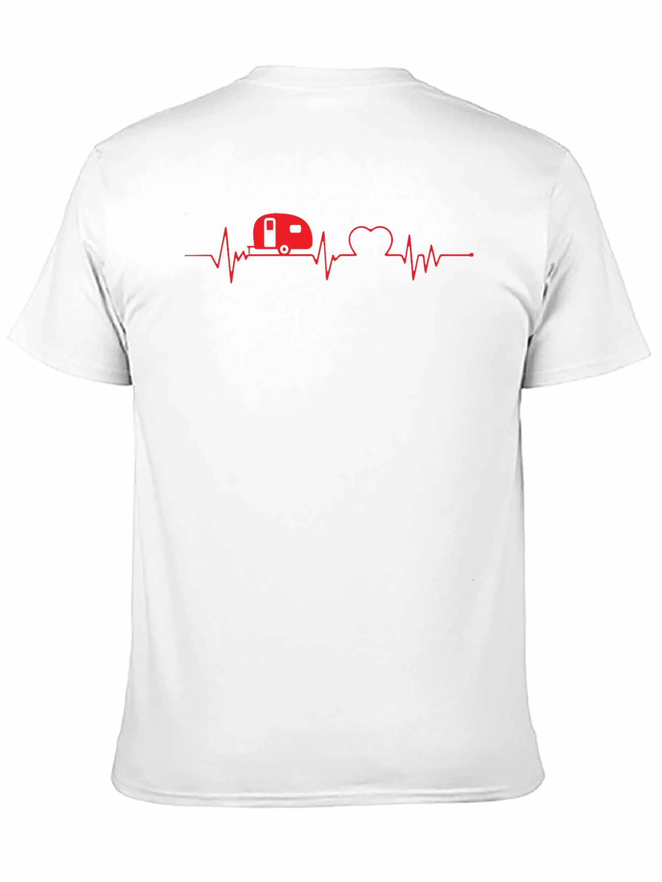 RV Heartbeat T-Shirt - Camping Love Tee