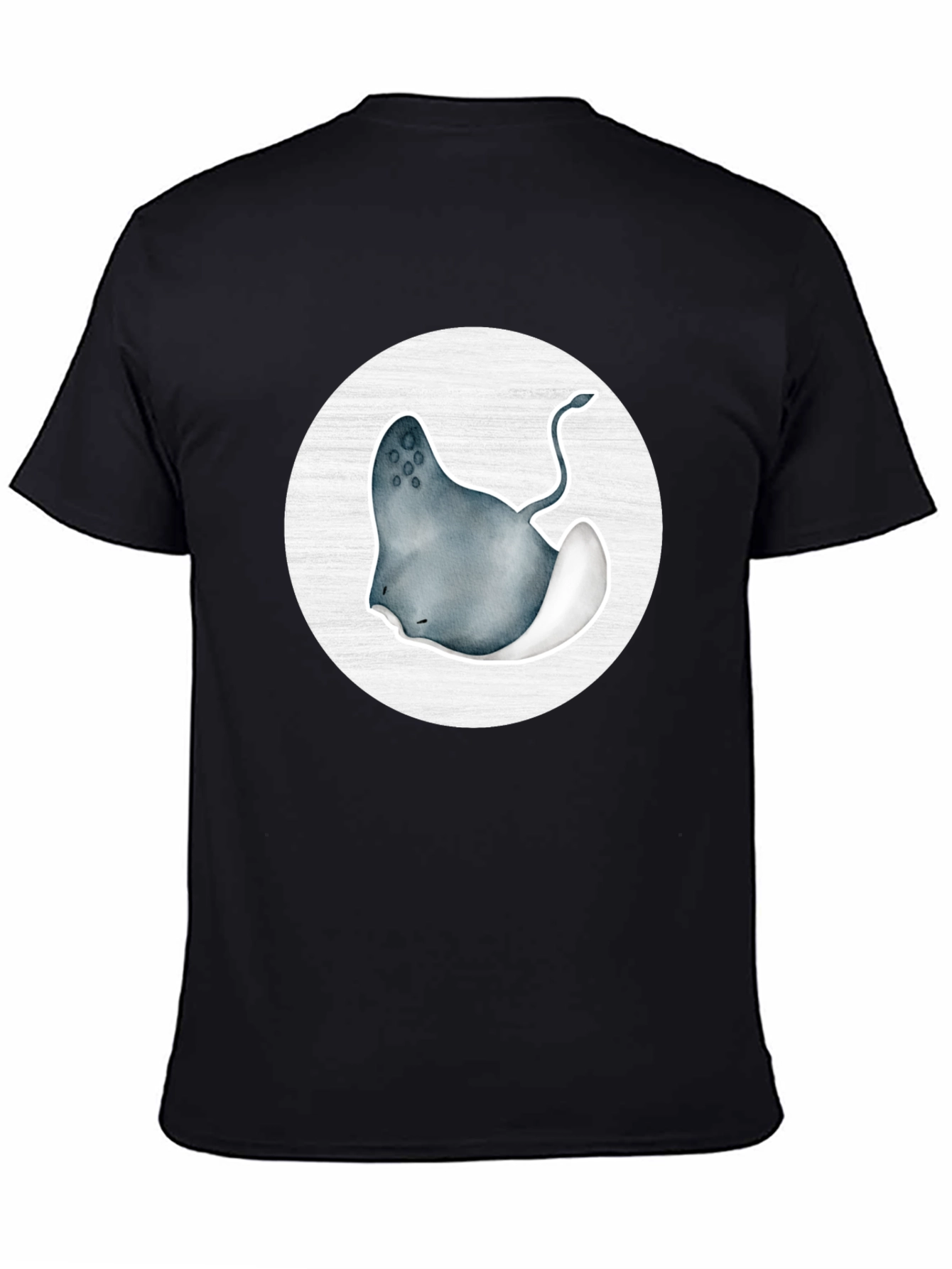 Stingray Graphic Tee - Black Cotton Blend