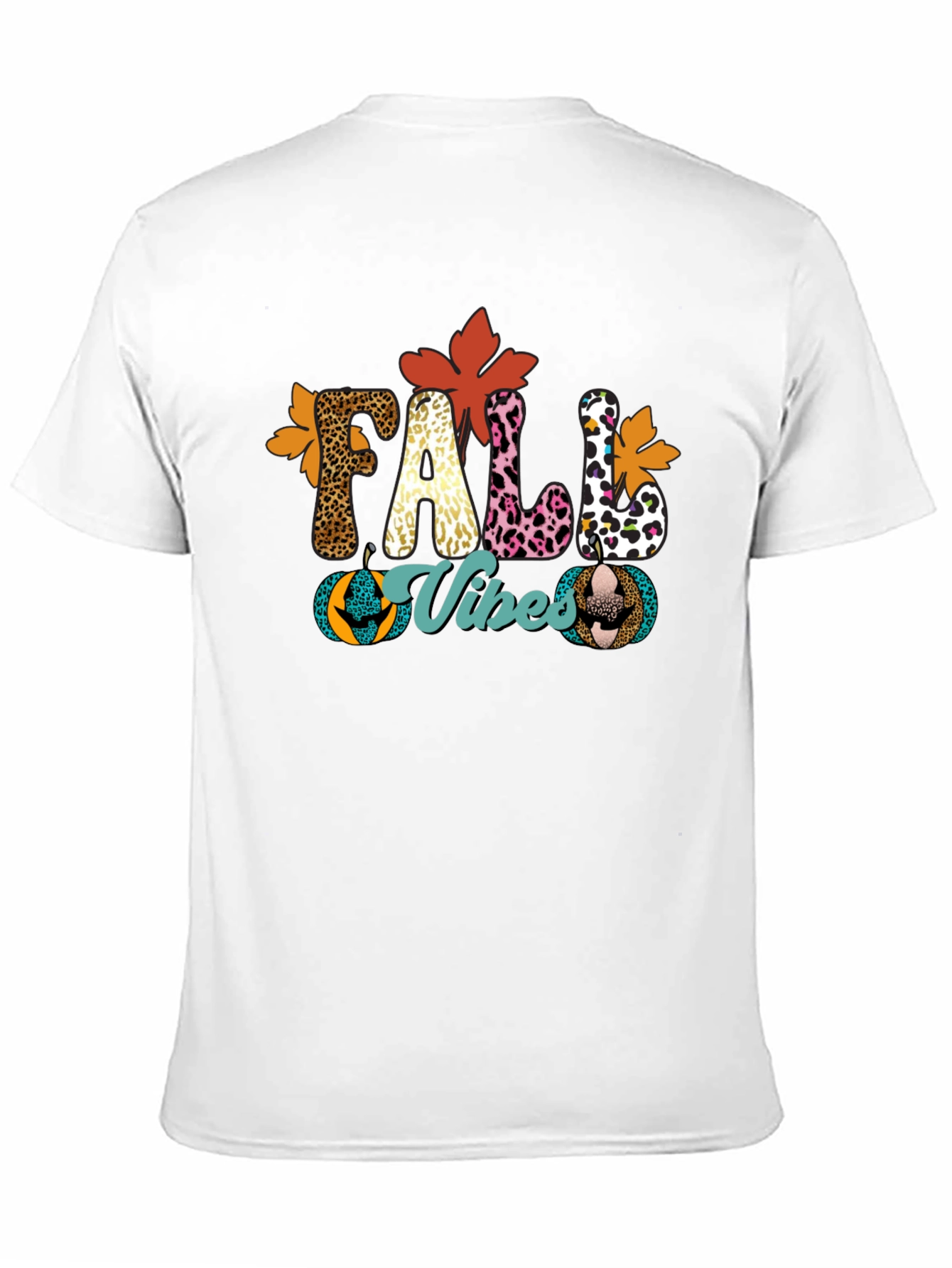 Fall Vibes Leopard Print T-Shirt