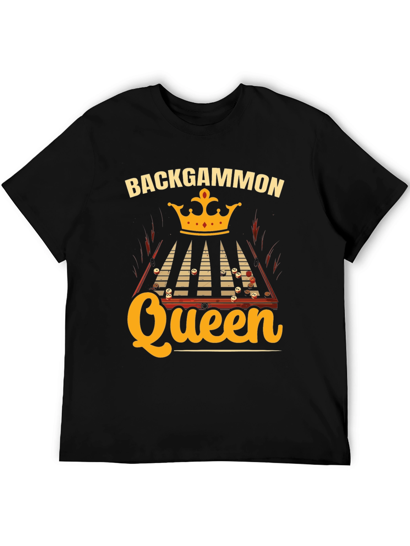 Backgammon Queen Graphic Tee