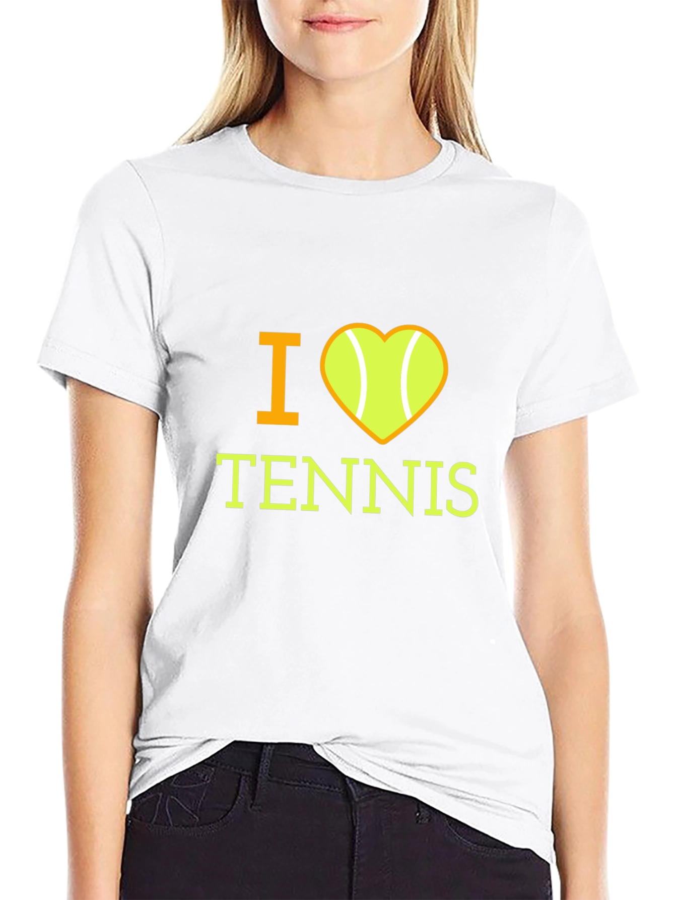 I Heart Tennis Graphic T-Shirt