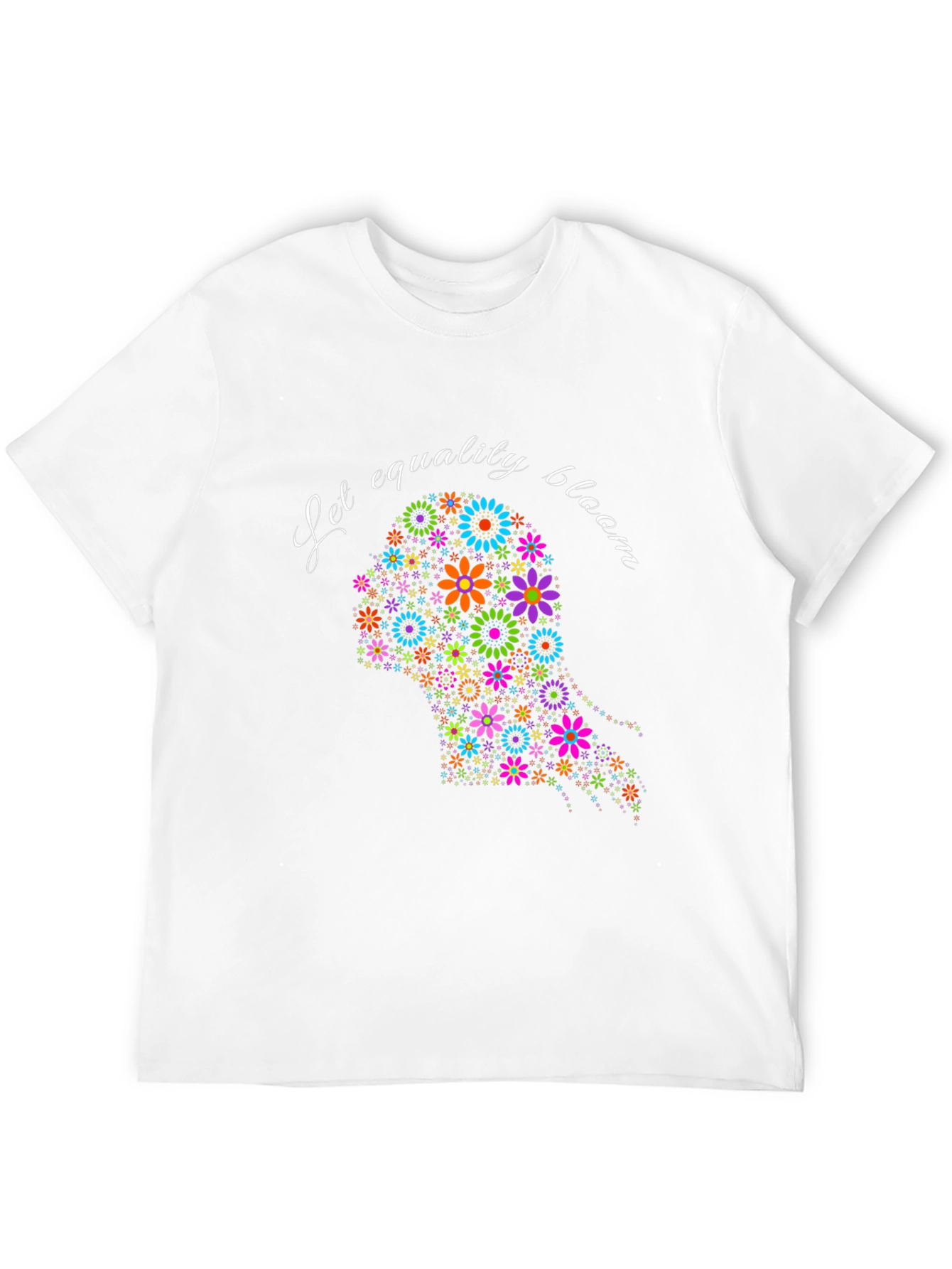 Equality Bloom Graphic Tee - Black Unisex T-Shirt