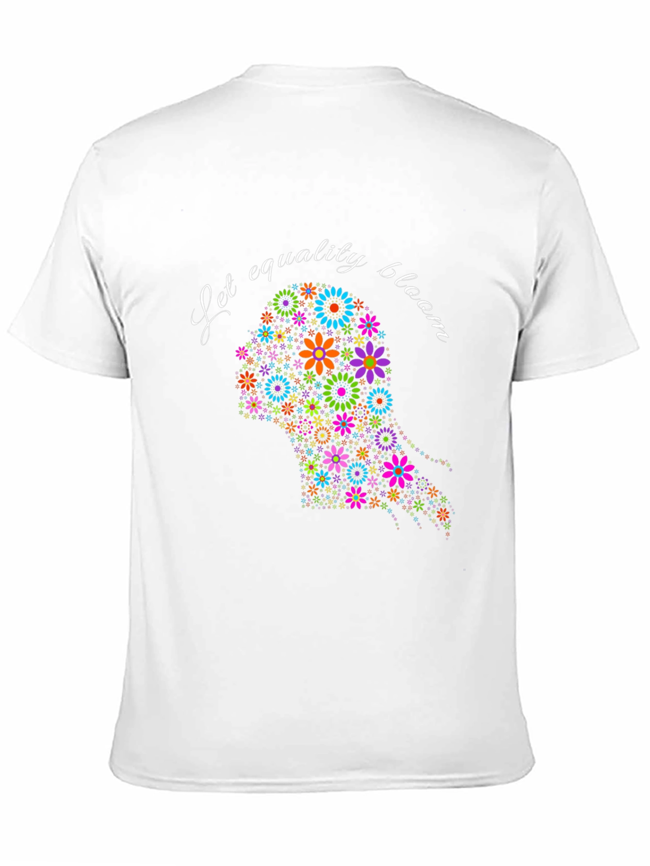 Equality Bloom Graphic Tee - Black Unisex T-Shirt