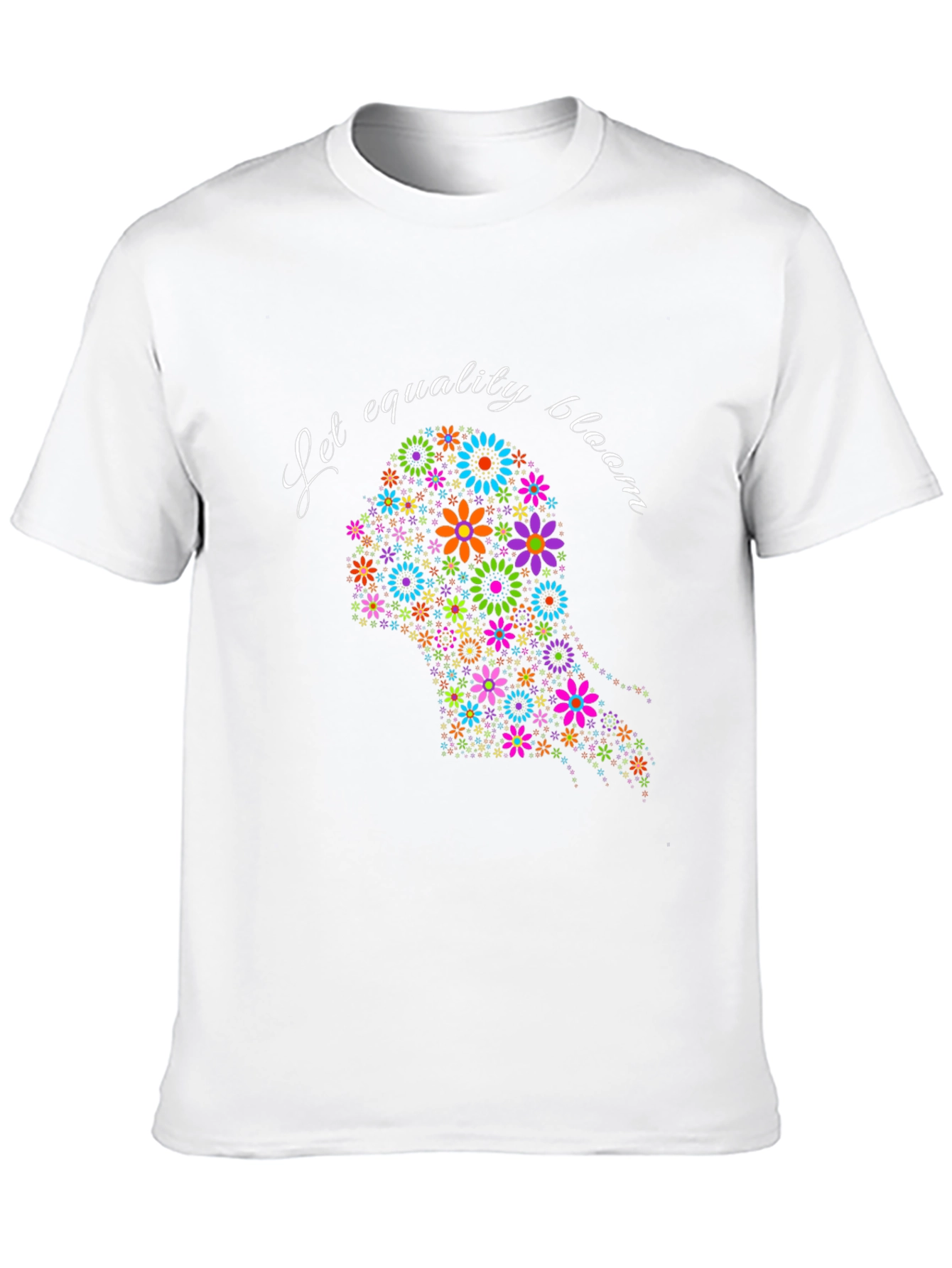 Equality Bloom Graphic Tee - Black Unisex T-Shirt