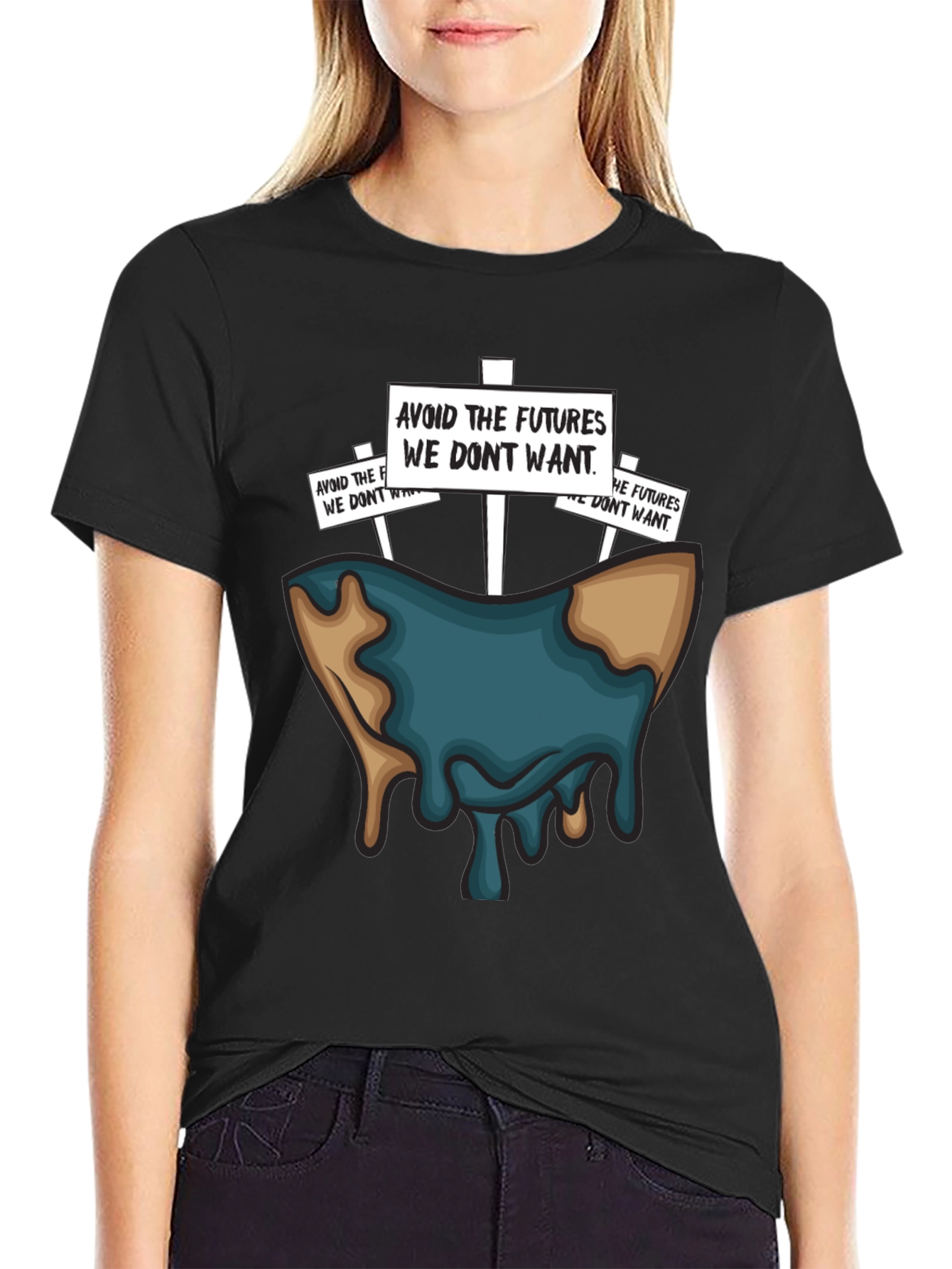 Climate Change Awareness T-Shirt - Avoid the Futures