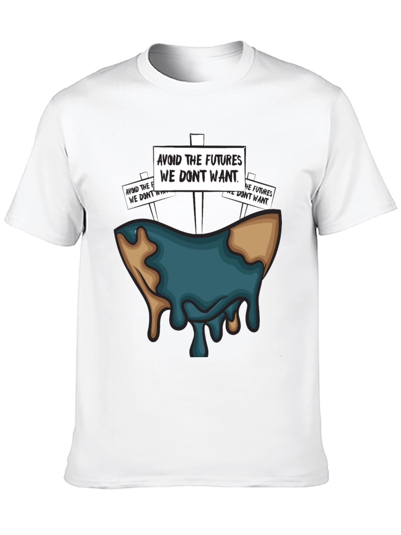 Climate Change Awareness T-Shirt - Avoid the Futures