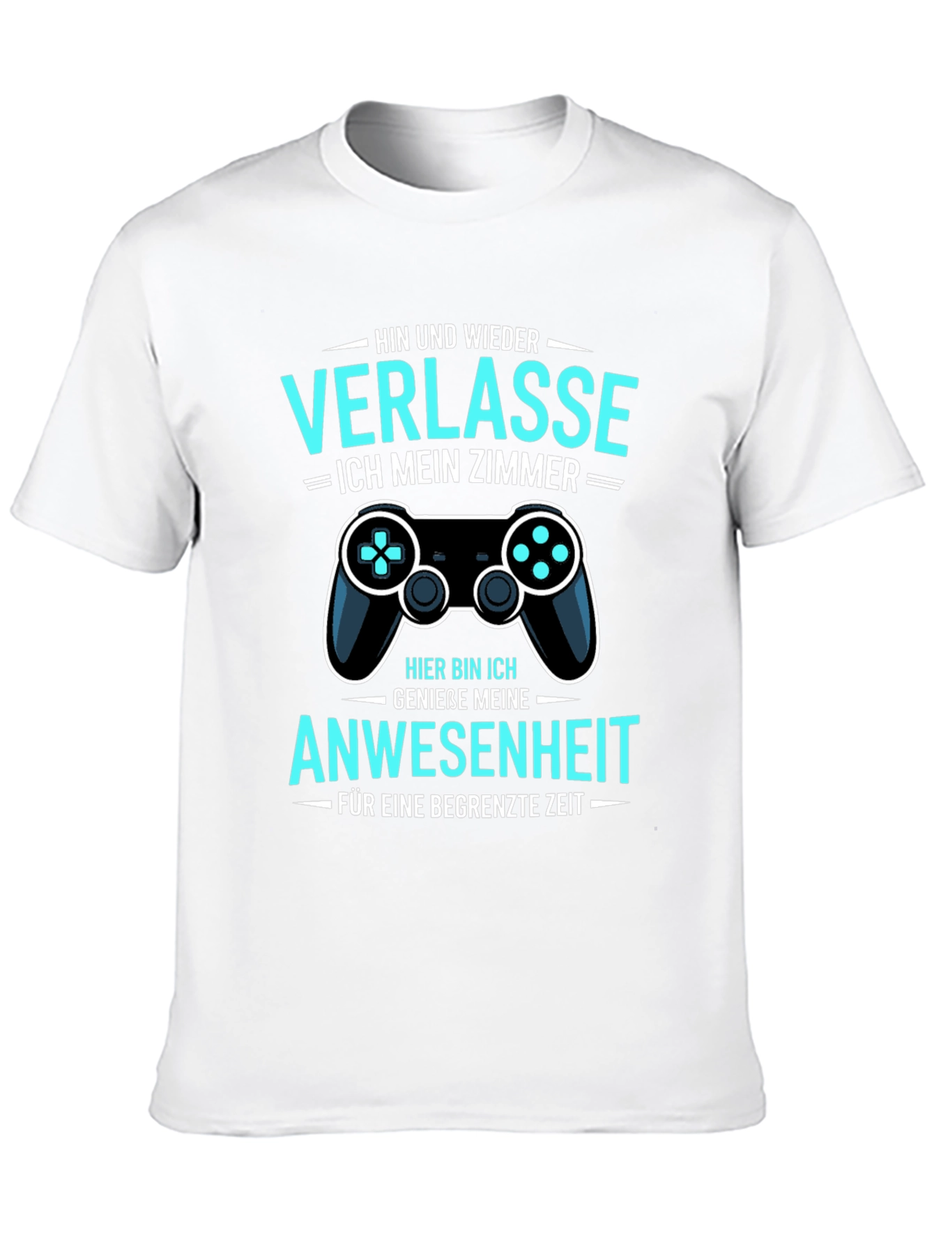 Gamer Humor T-Shirt: Verlasse Ich Mein Zimmer