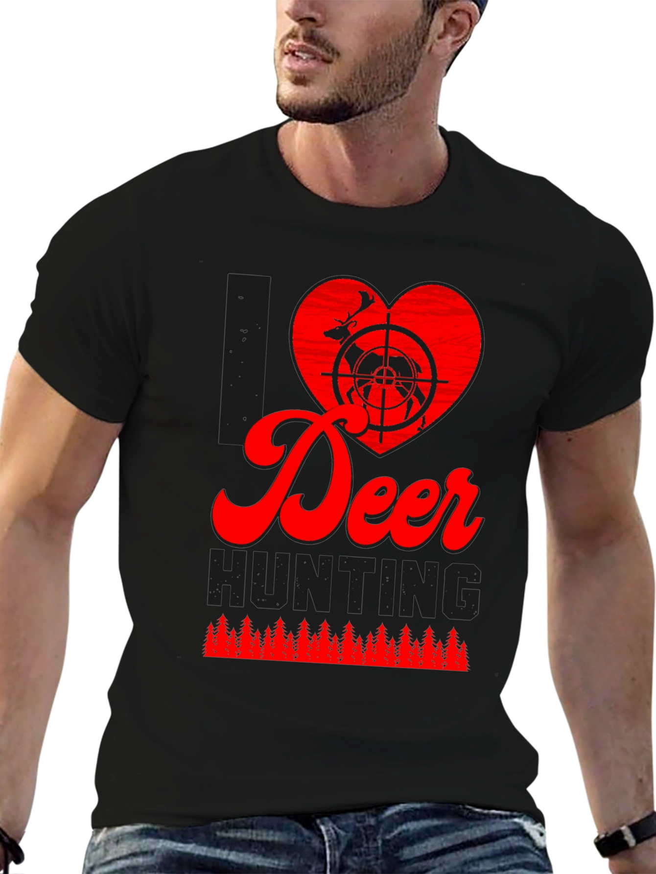 I Love Deer Hunting T-Shirt