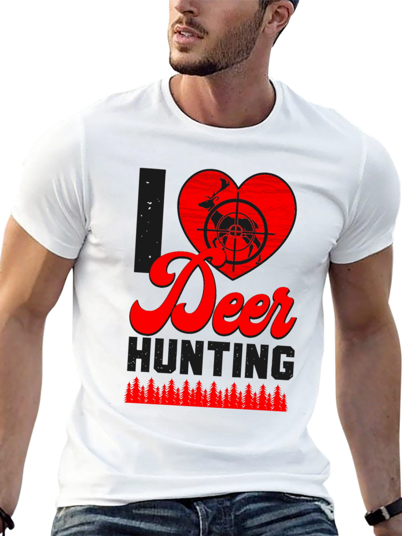 I Love Deer Hunting T-Shirt