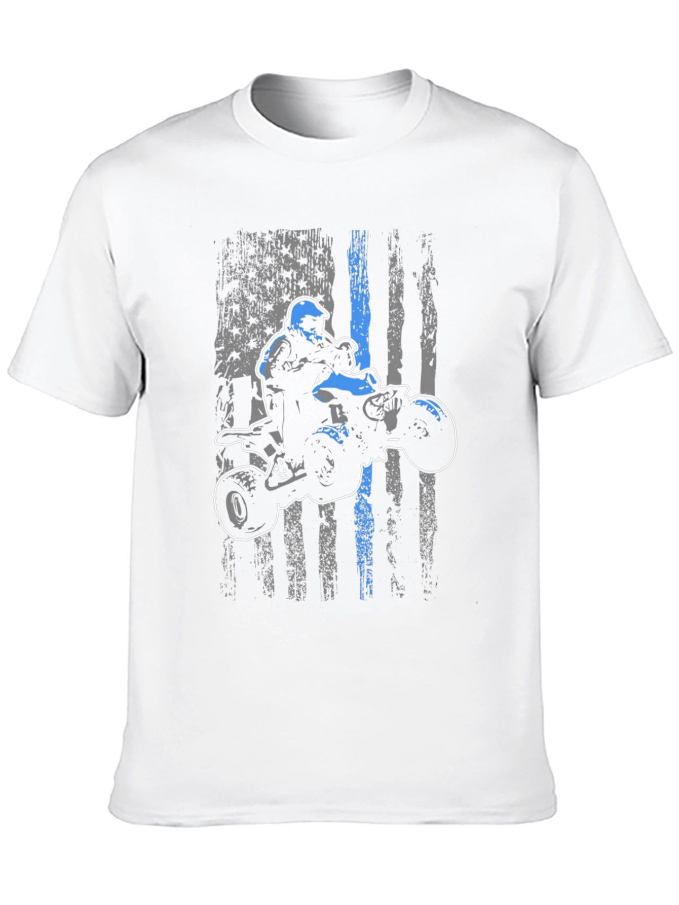 ATV Rider American Flag T-Shirt