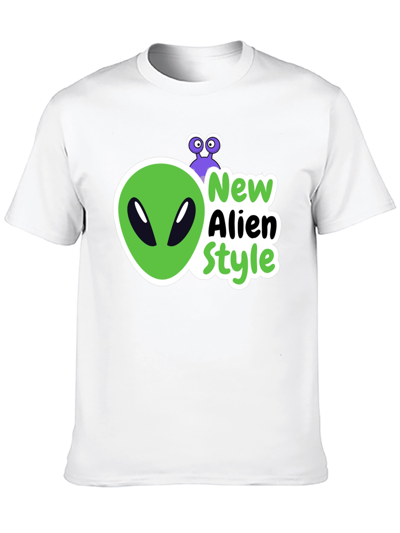 New Alien Style Black T-Shirt
