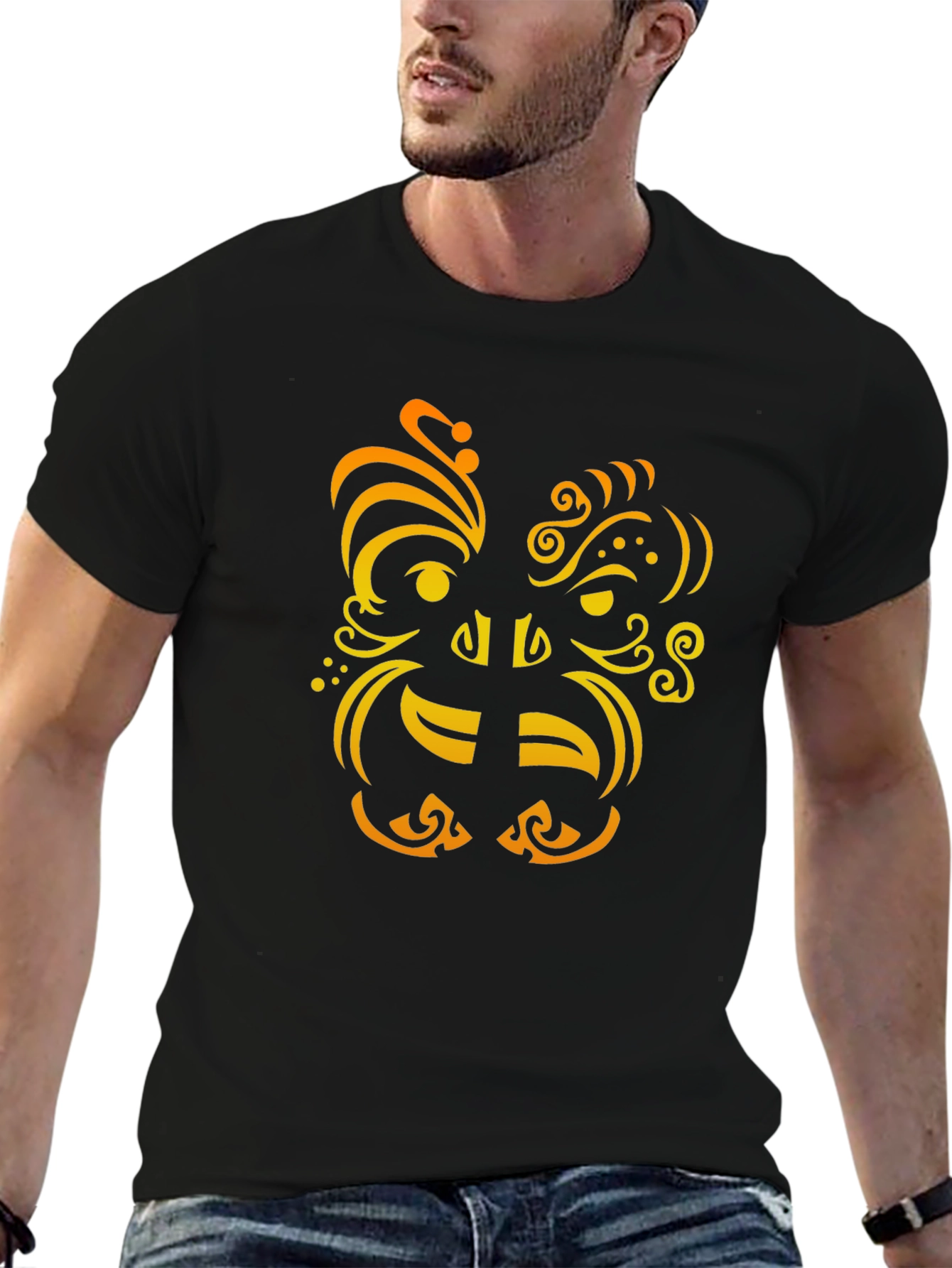 Tribal Art Tee - Unique Graphic Print T-Shirt