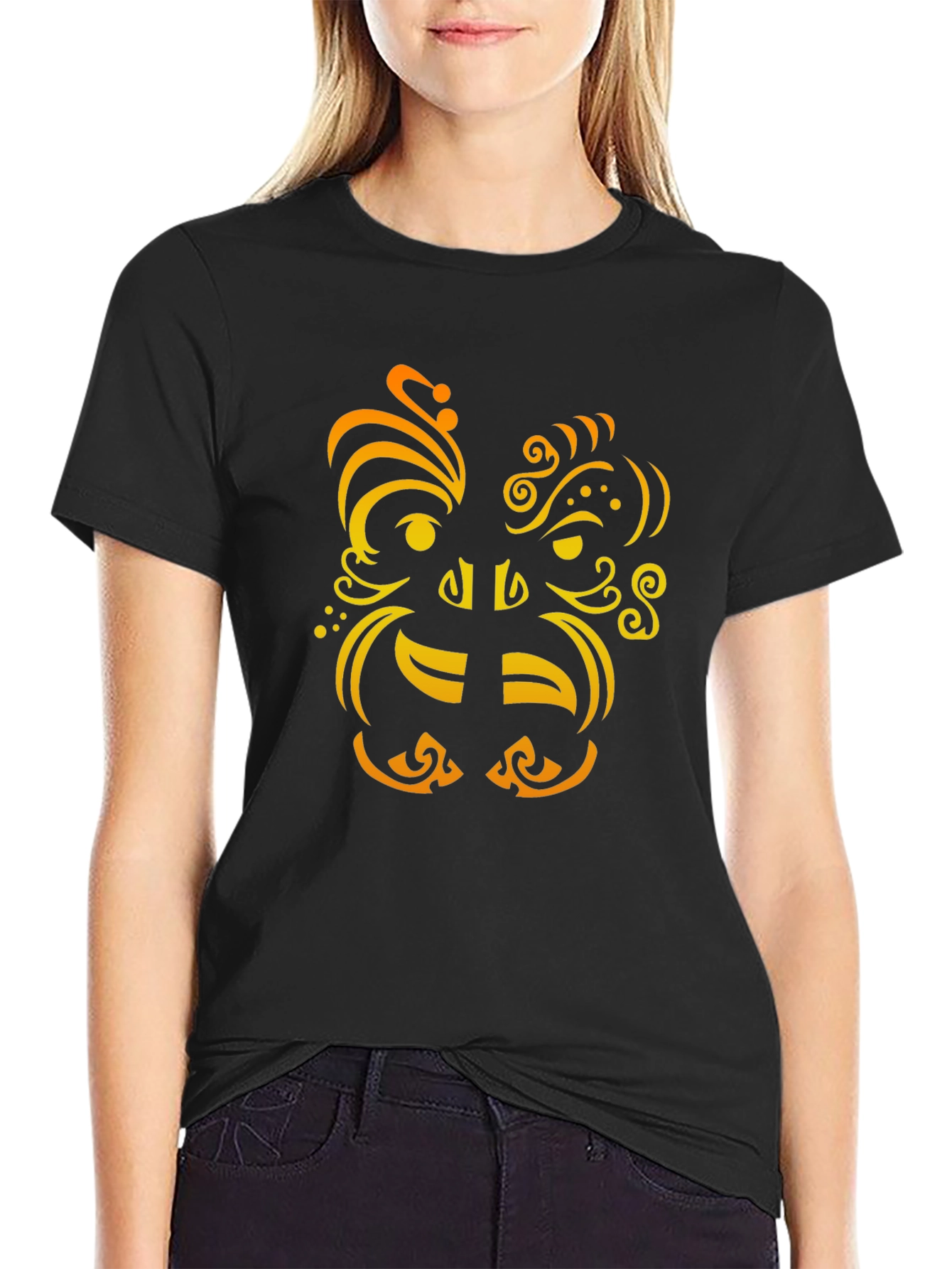 Tribal Art Tee - Unique Graphic Print T-Shirt