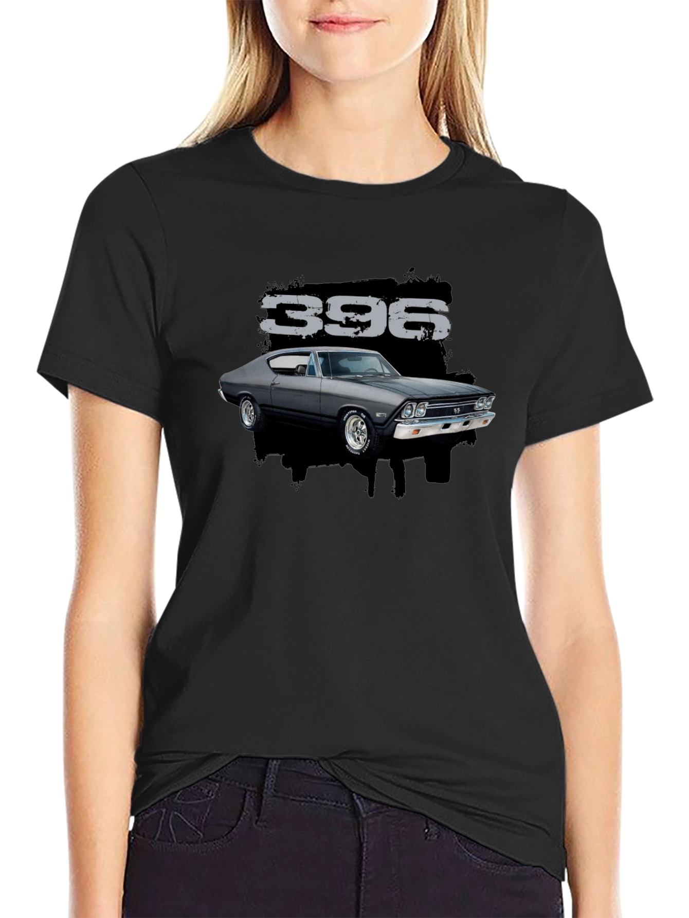 396 Classic Car Graphic T-Shirt