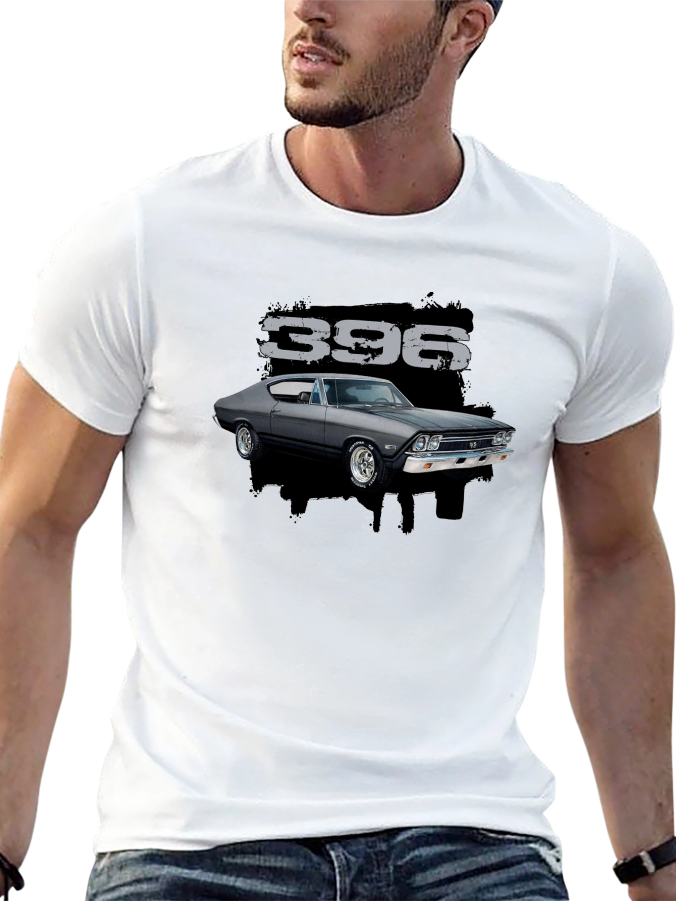 396 Classic Car Graphic T-Shirt