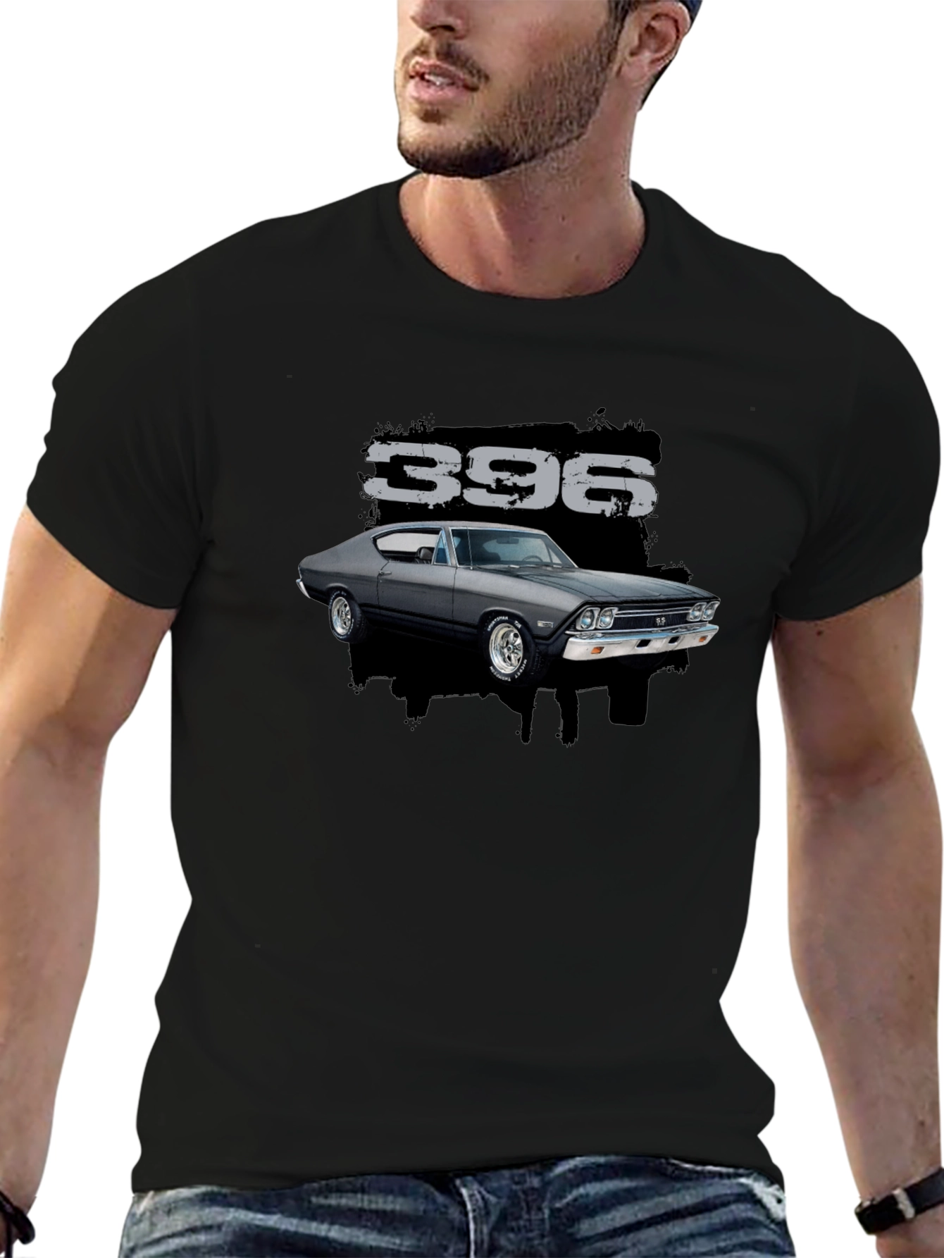 396 Classic Car Graphic T-Shirt