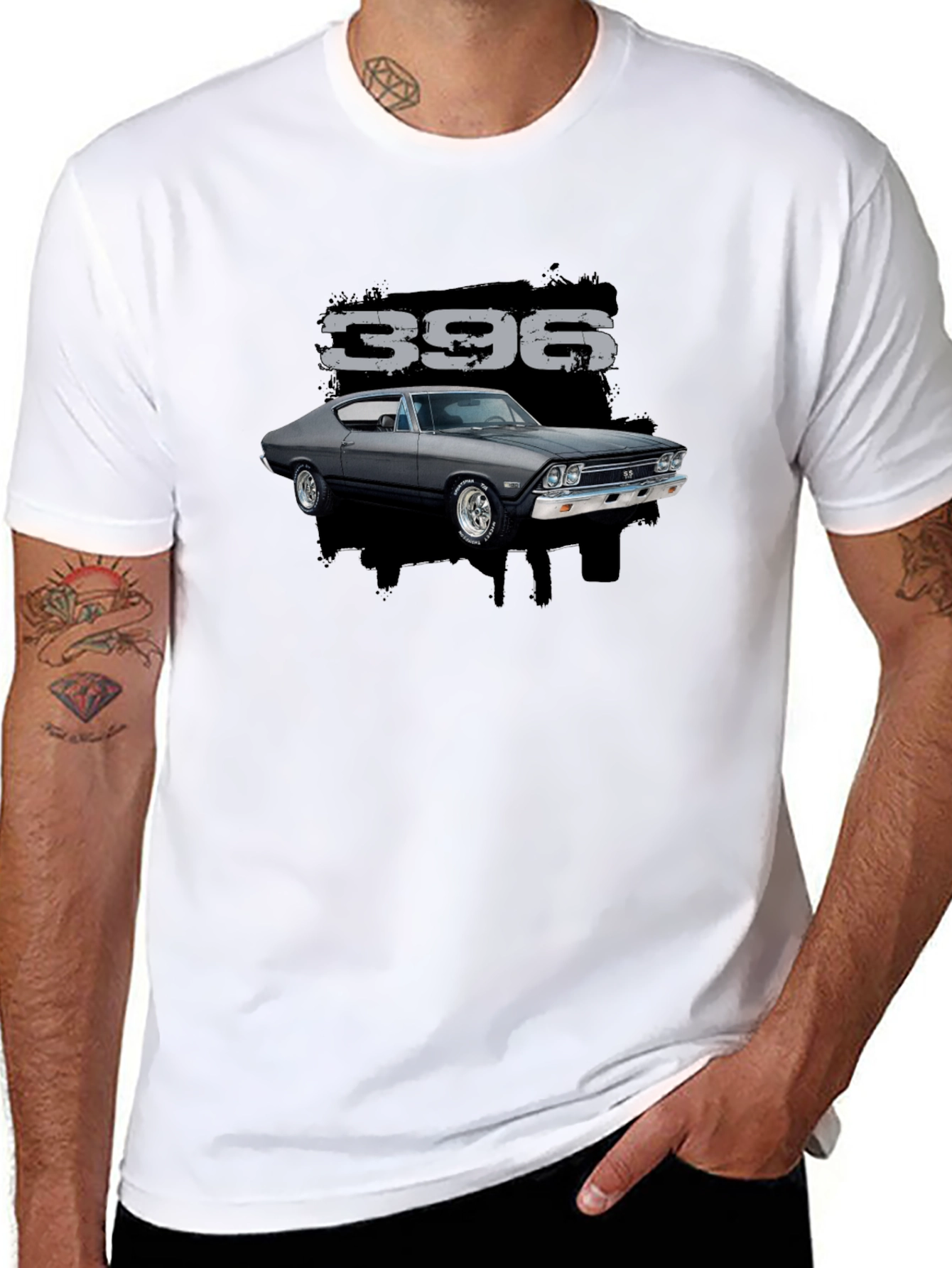396 Classic Car Graphic T-Shirt