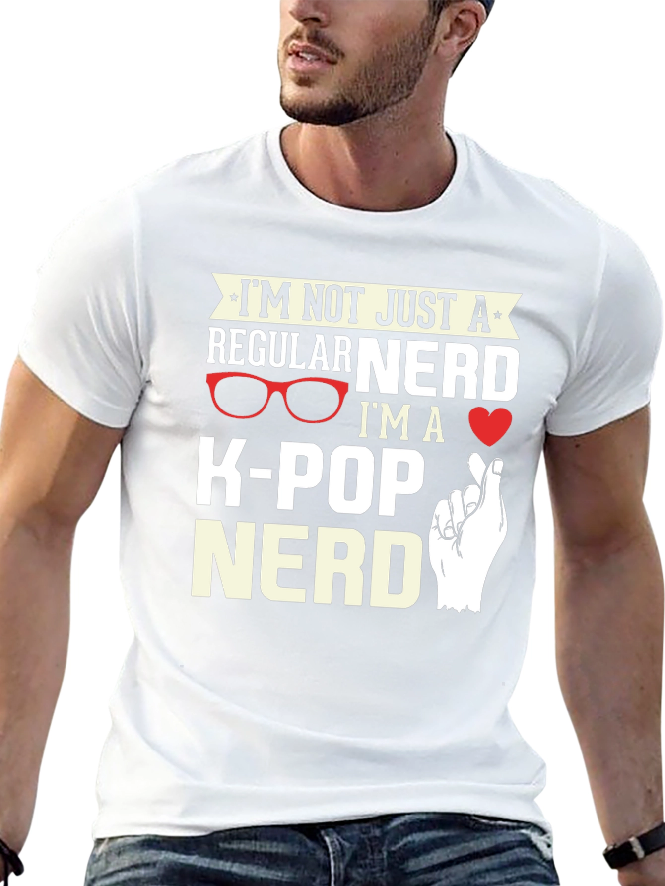 K-Pop Nerd Black T-Shirt
