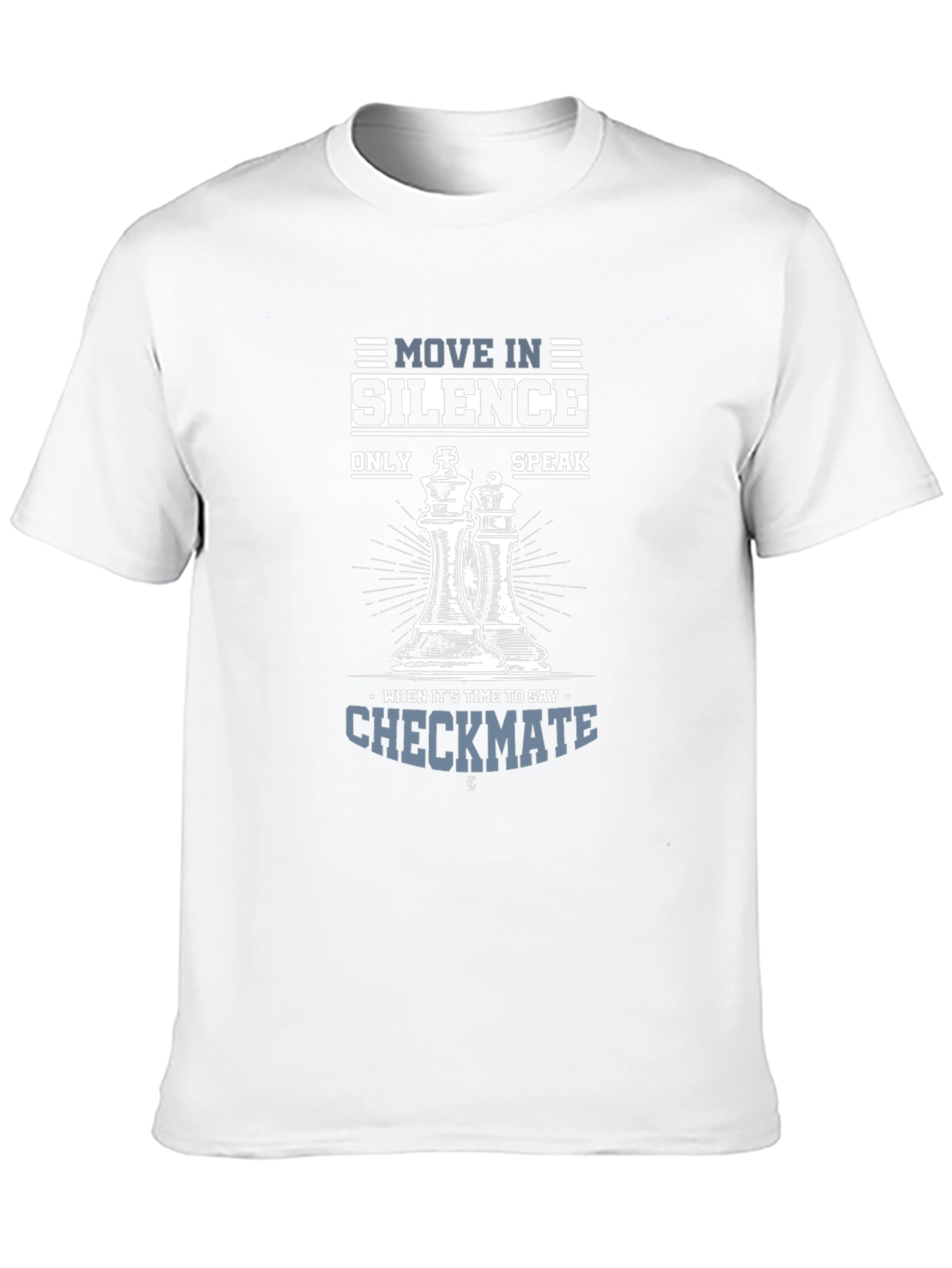 Move in Silence Chess Graphic T-Shirt