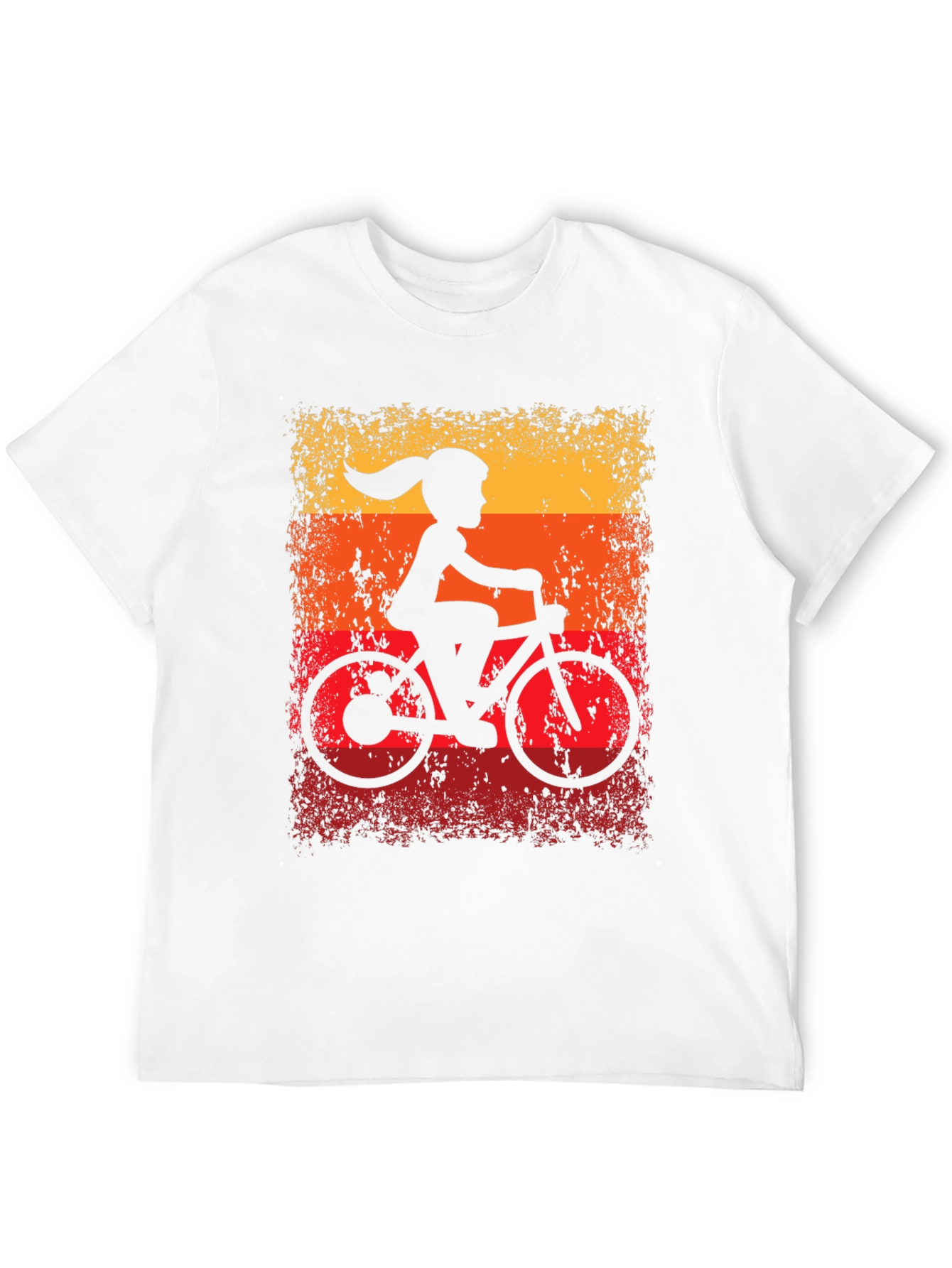 Retro Cycling Girl T-Shirt