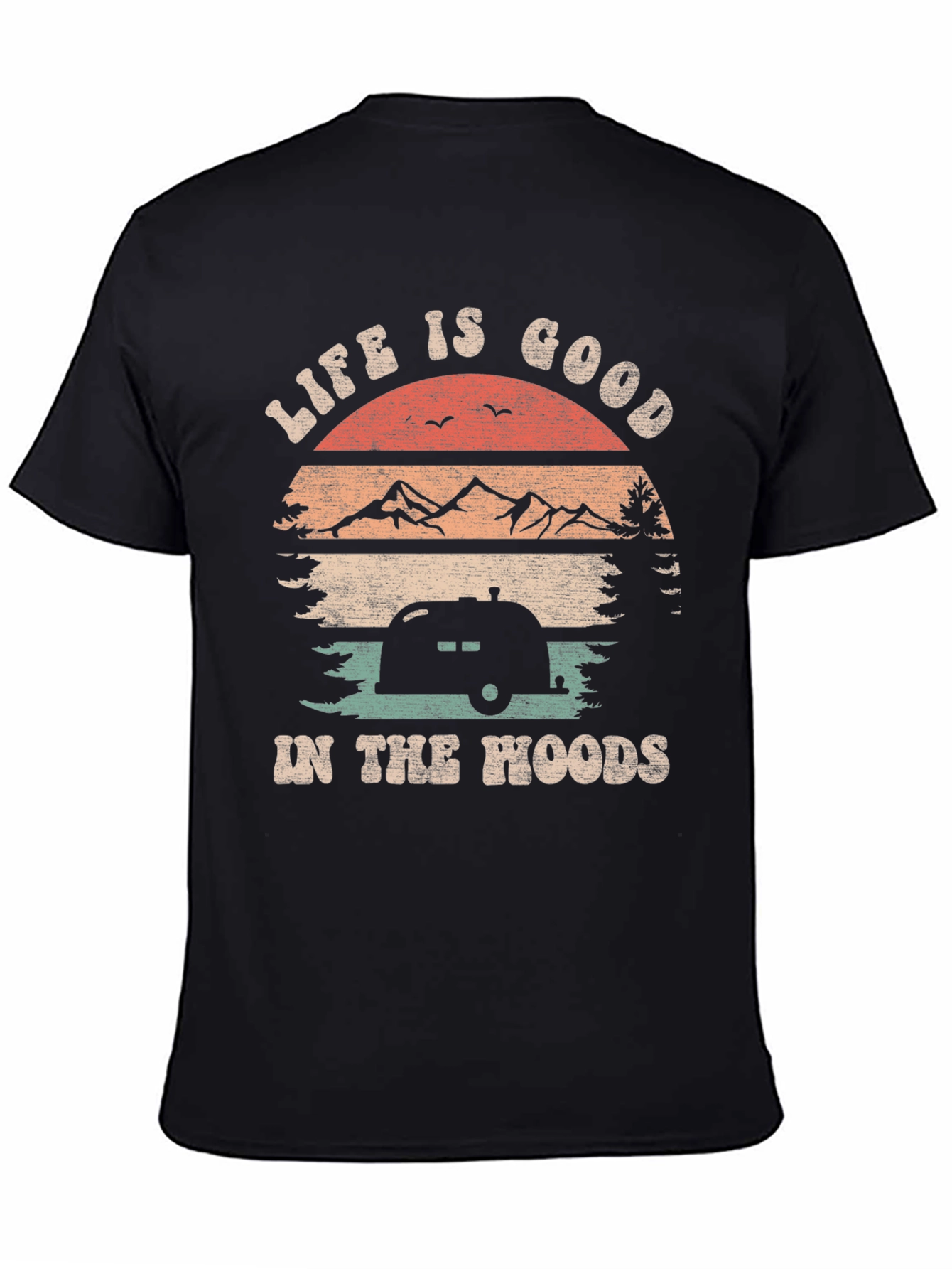 Life is Good Camping T-Shirt