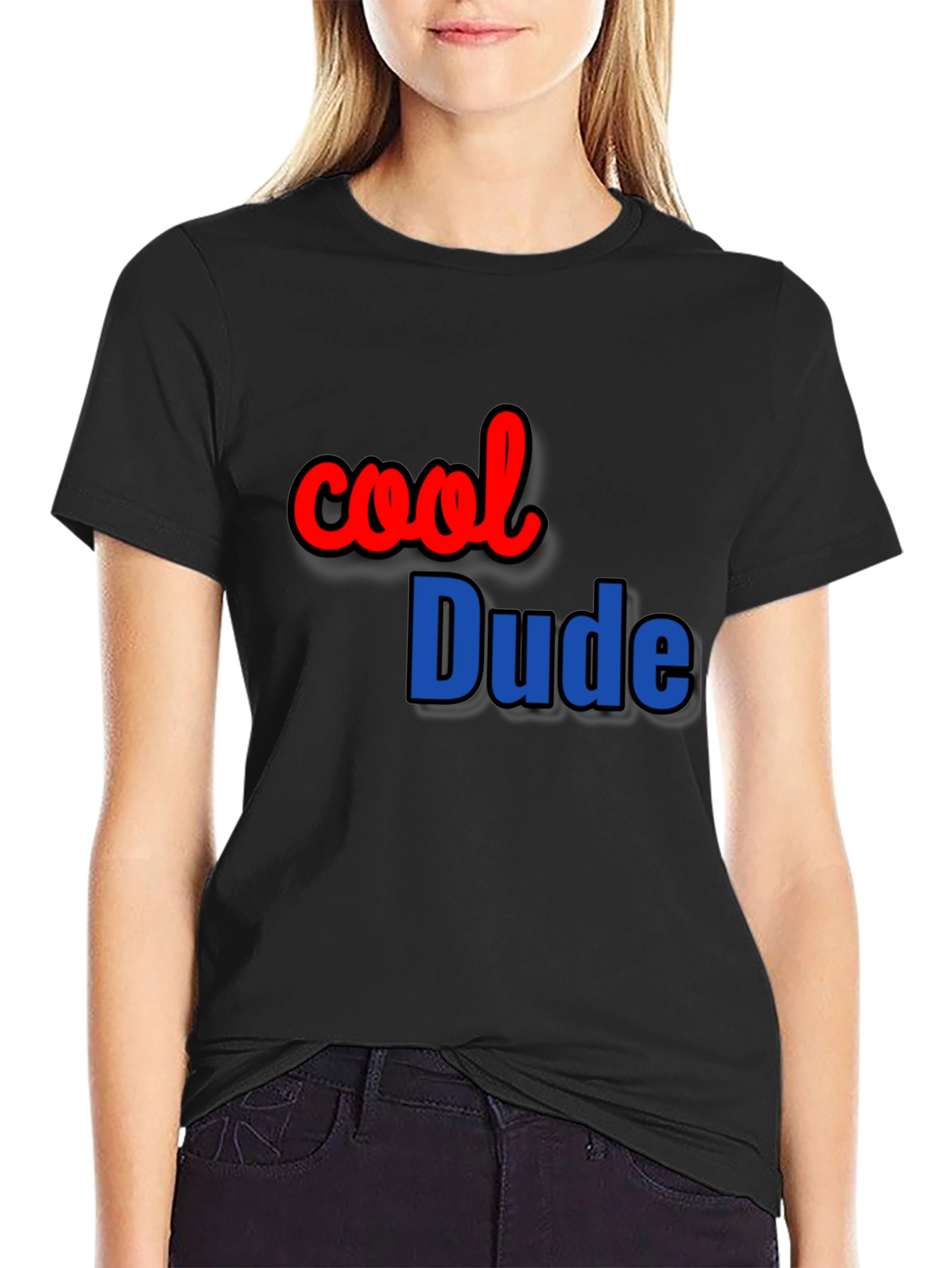 Cool Dude Black T-Shirt Casual Wear
