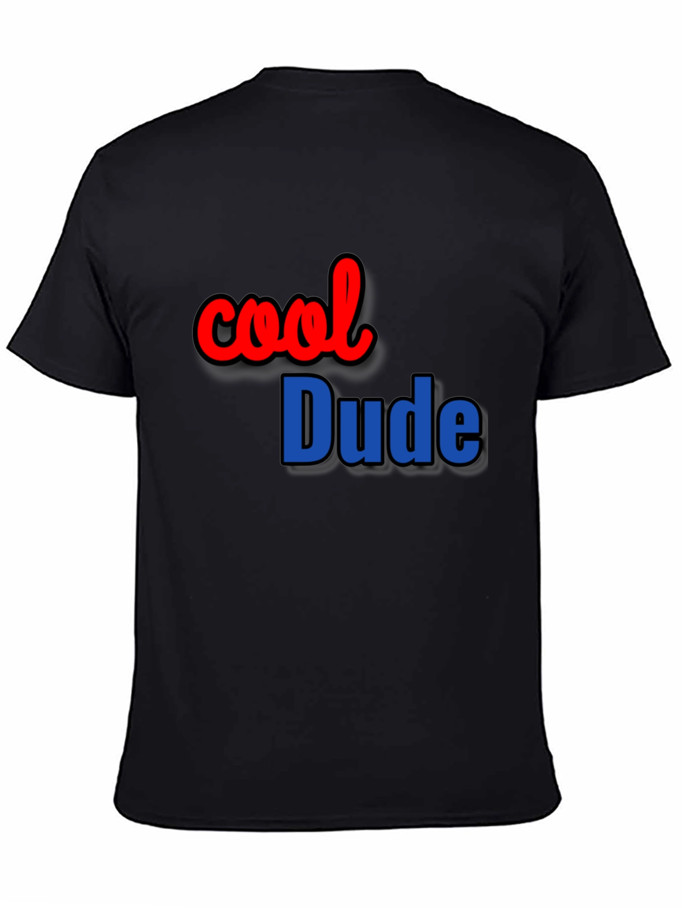 Cool Dude Black T-Shirt Casual Wear