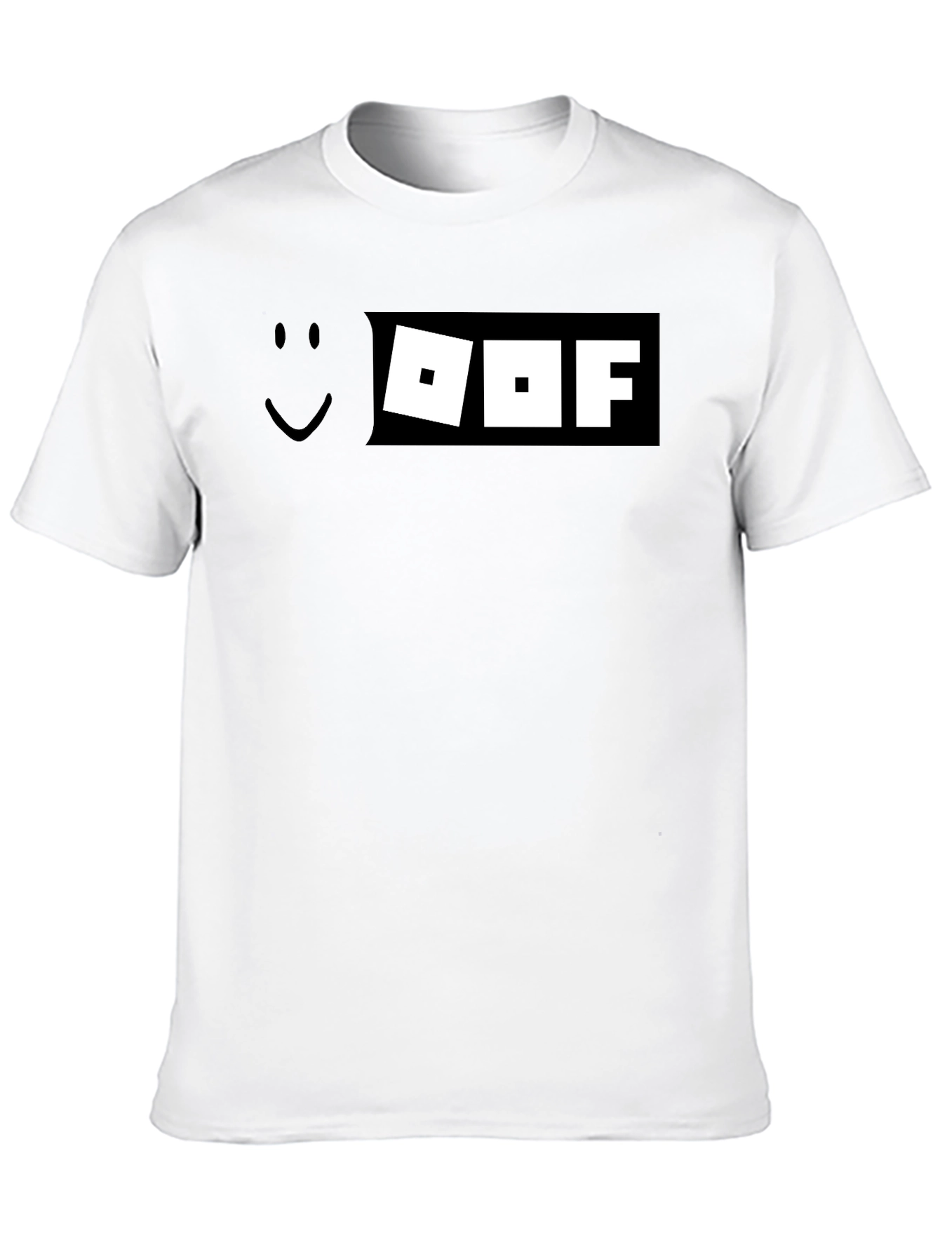 Roblox Oof T-Shirt - Black Graphic Tee Gamer Style