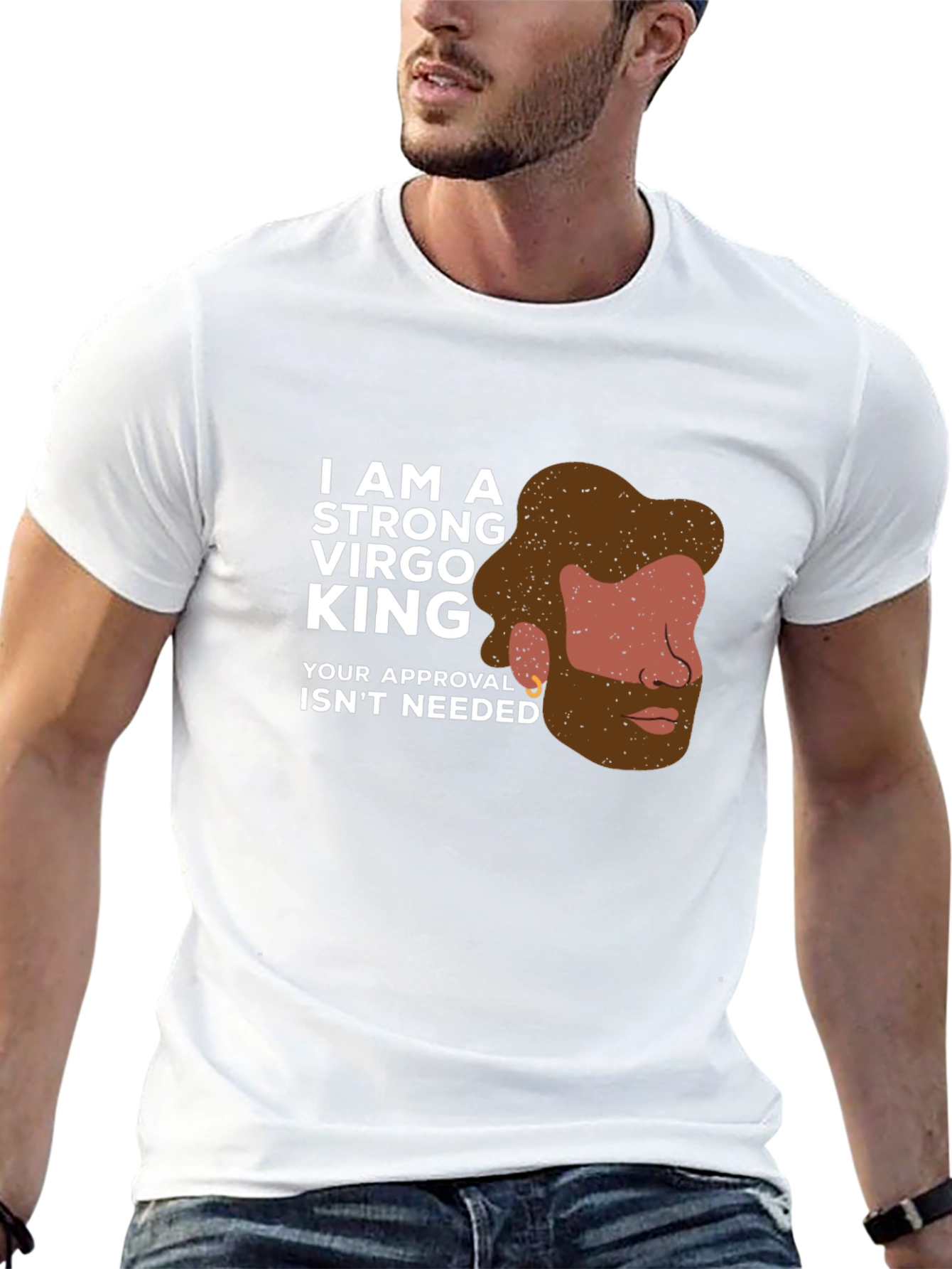 Strong Virgo King T-Shirt - Zodiac Pride