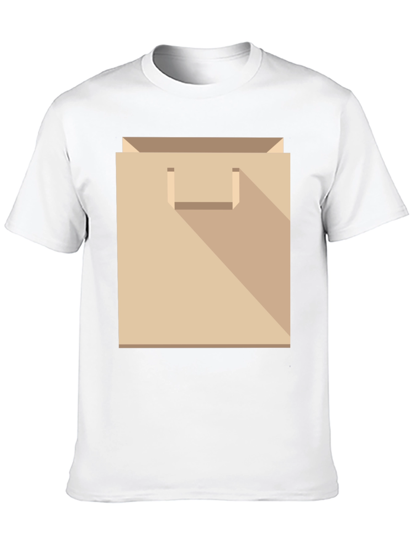 Novelty Paper Bag Graphic T-Shirt